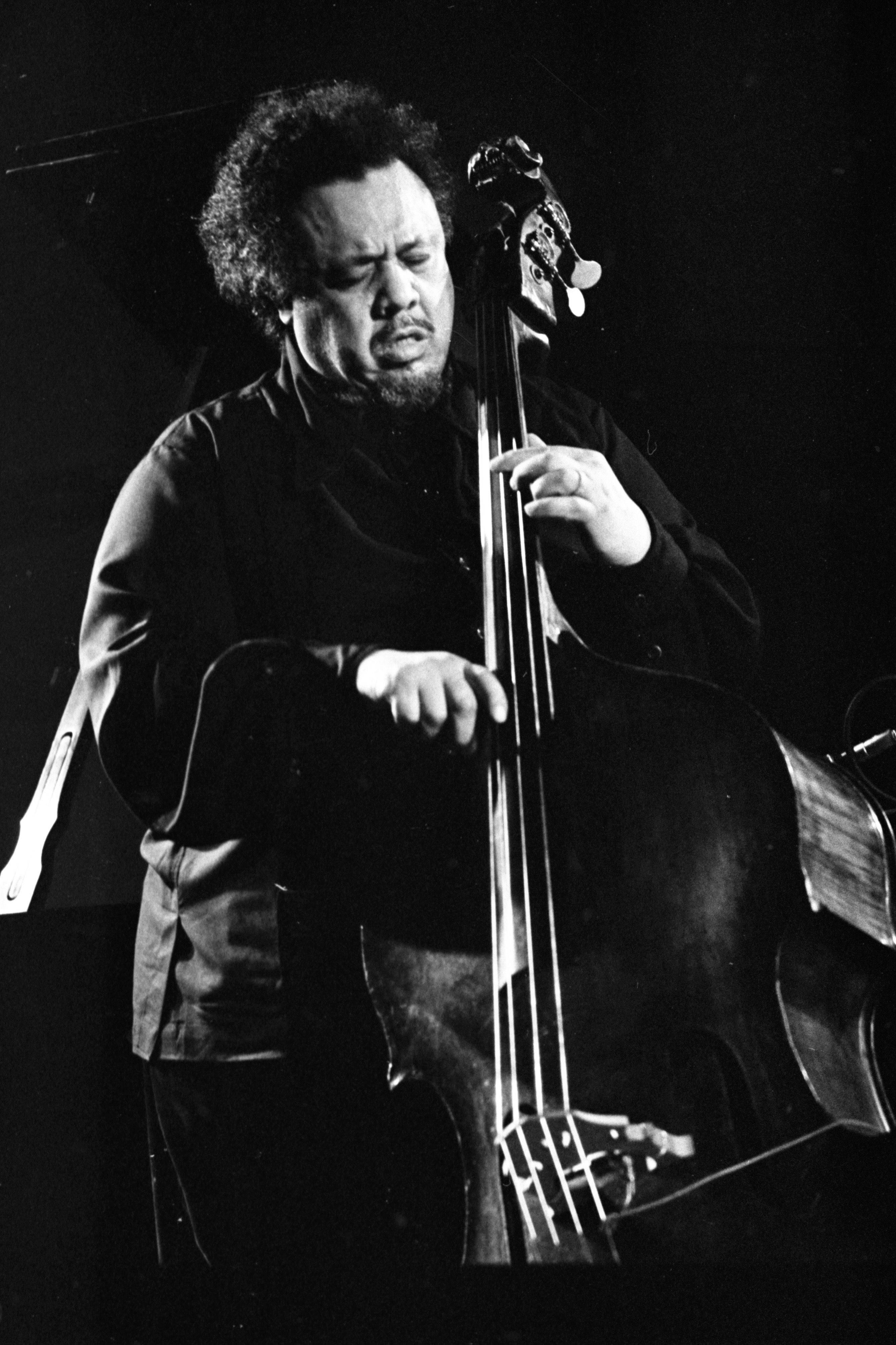 Charles Mingus Sjælfuldt Spiller Basguitar Wallpapers