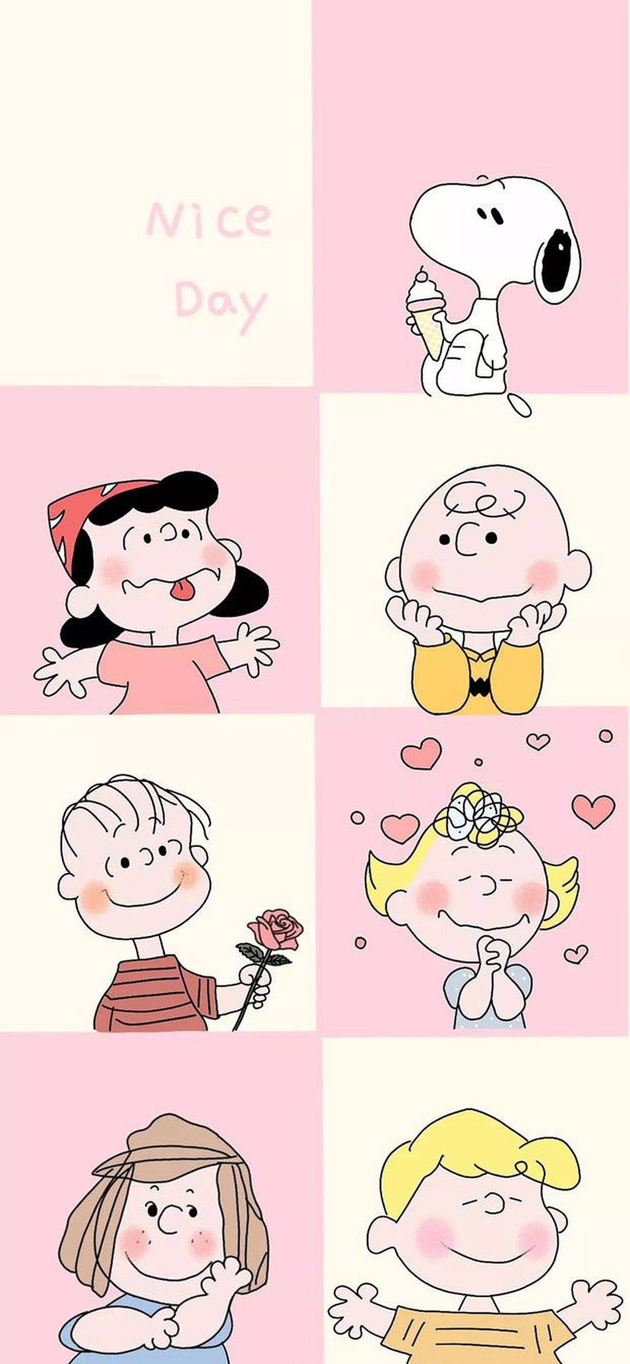 Charlie Brown Og Venner Nice Day Wallpapers