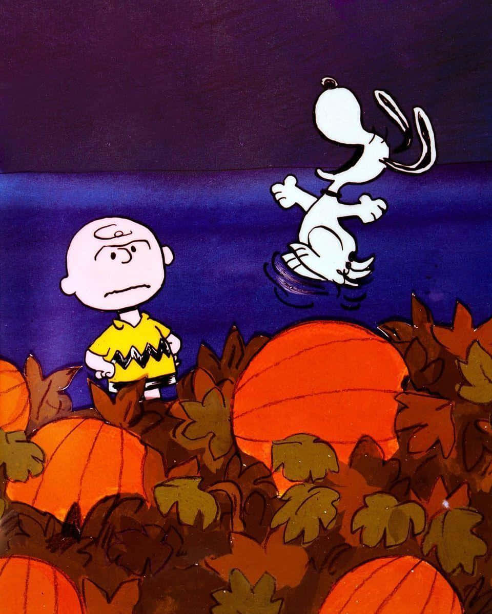 Charlie Brown og Nuserne i græskarhaven Wallpapers