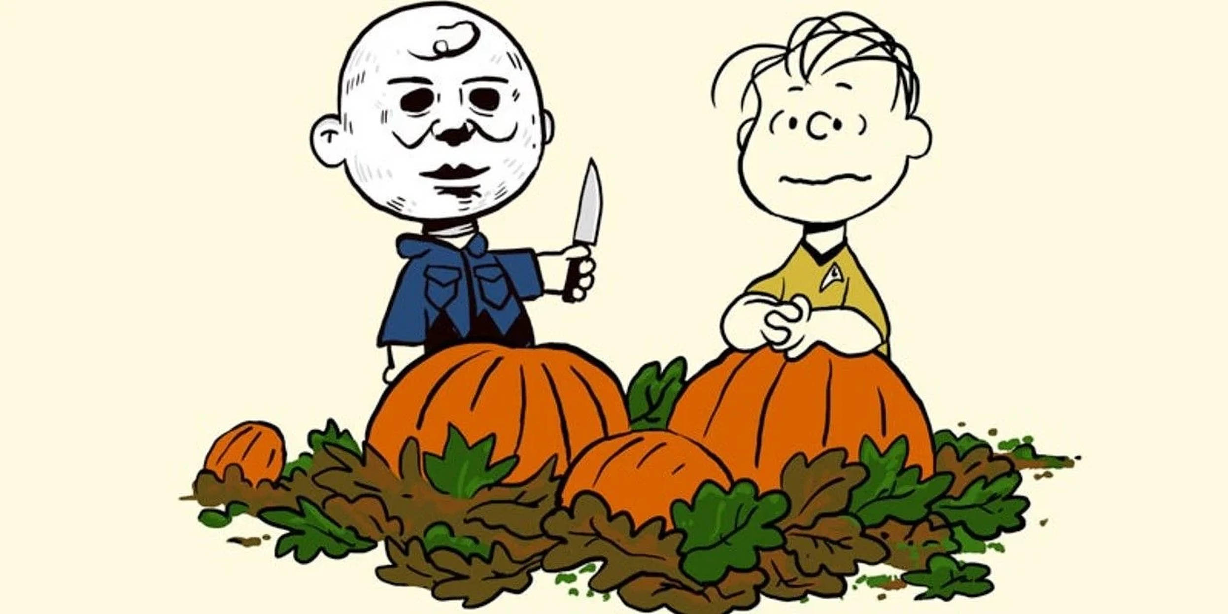 Charlie Brown og Linus Halloween kunst Wallpapers