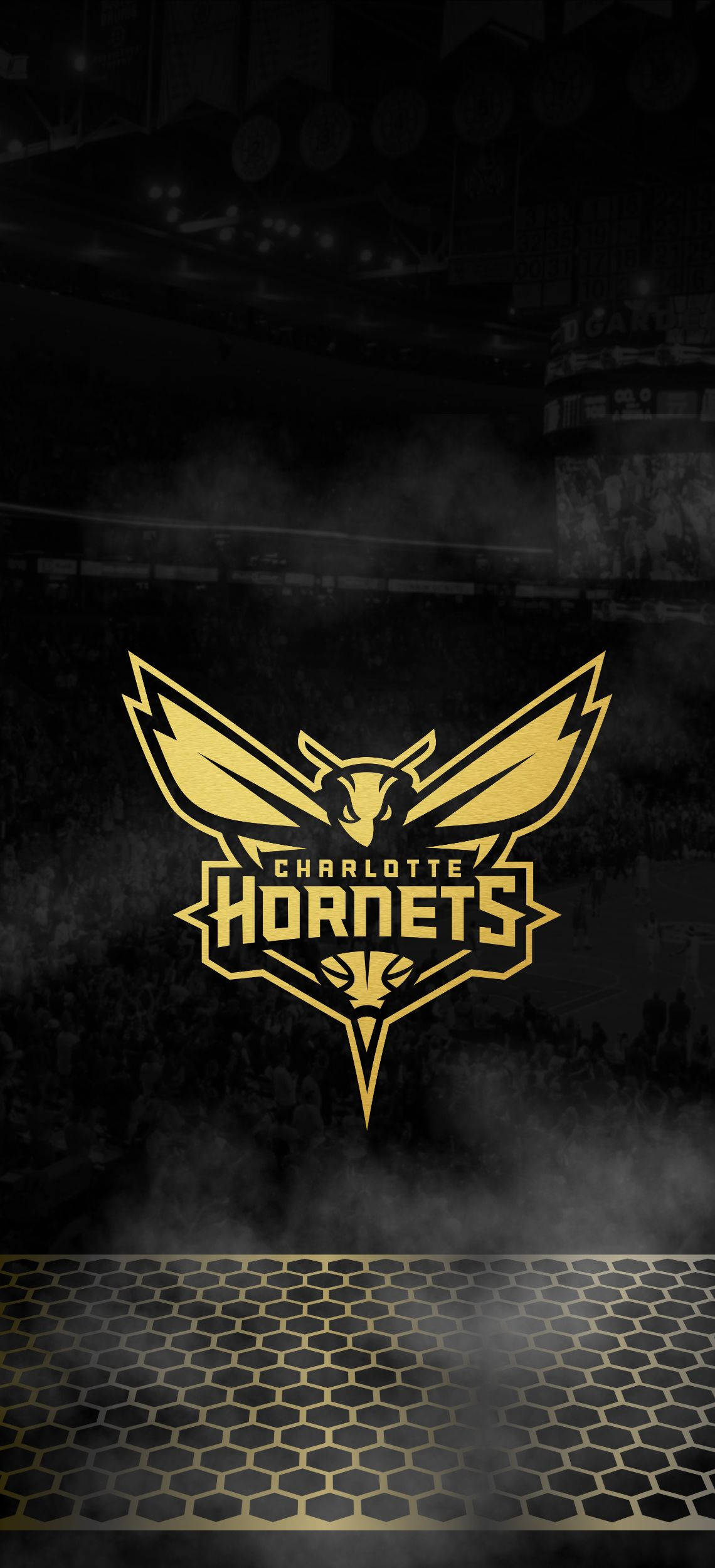 Charlotte Hornets i Sort Wallpapers