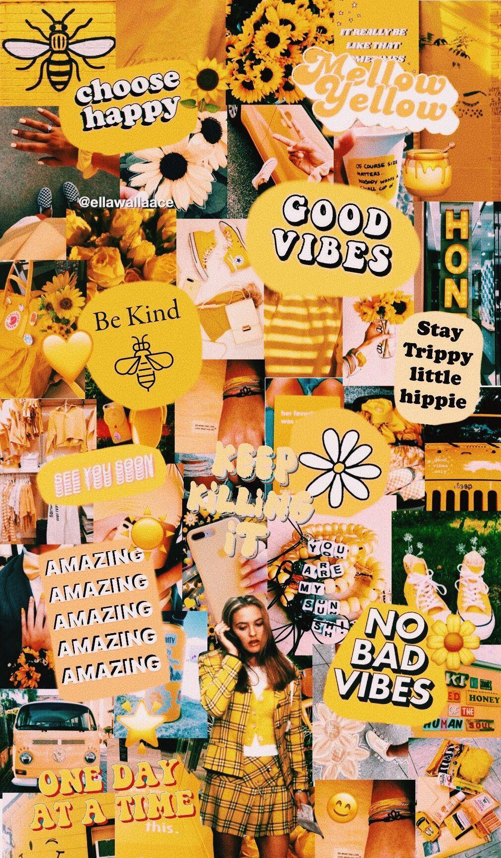Cher Horowitz fra Clueless Æstetisk VSCO Collage Wallpapers