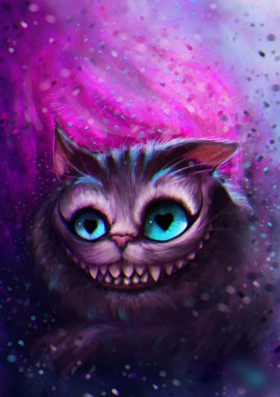Cheshire Cat smiler skælmsk Wallpapers