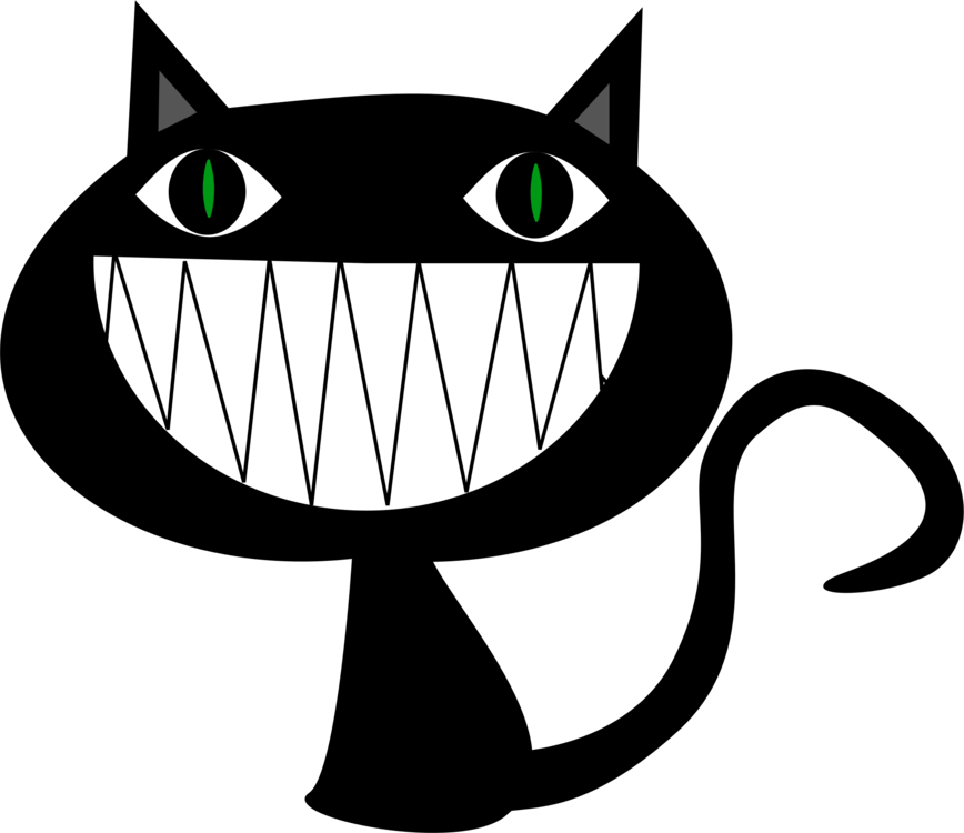 Cheshire stil sort kat tegneserie Wallpapers