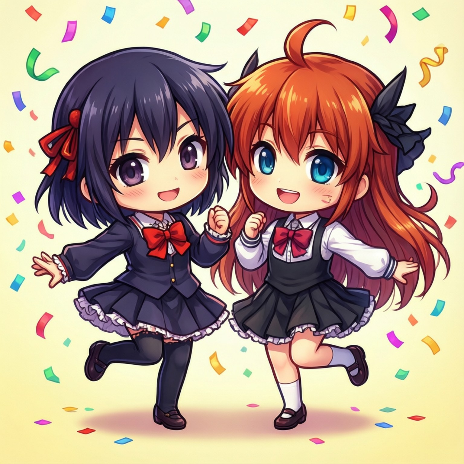 Chibi dansefest Wallpapers