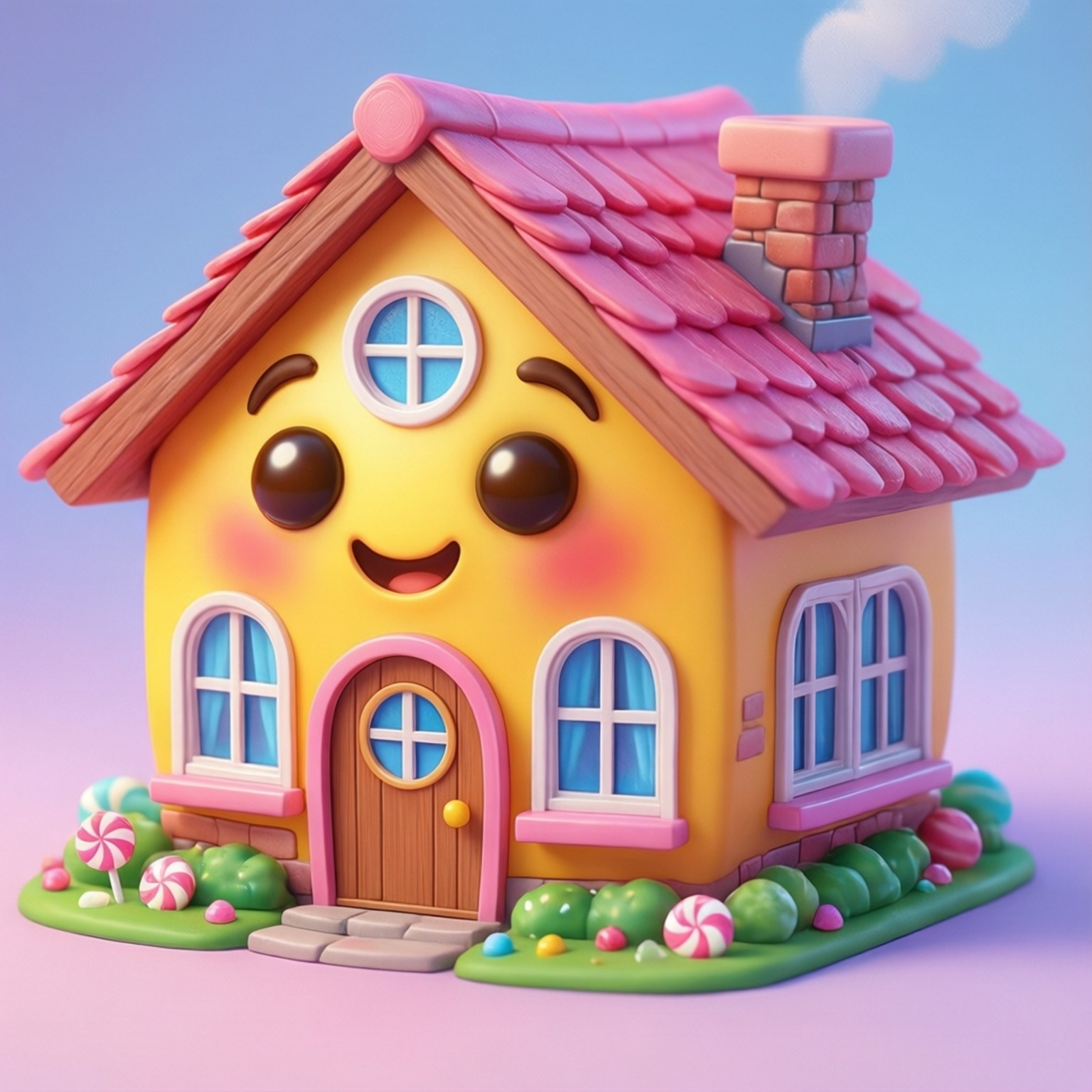 Chibi House Emoji Wallpapers