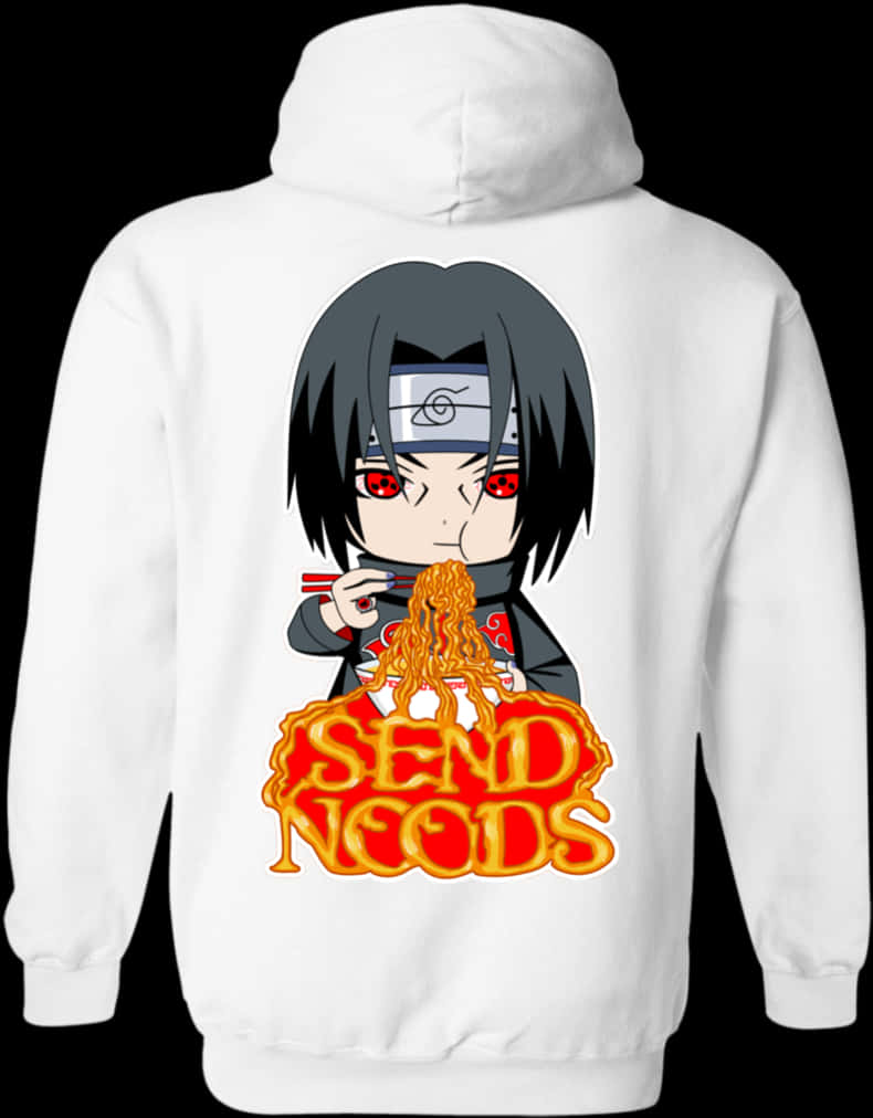 Chibi Itachi spiser nudler hættetrøje Wallpapers