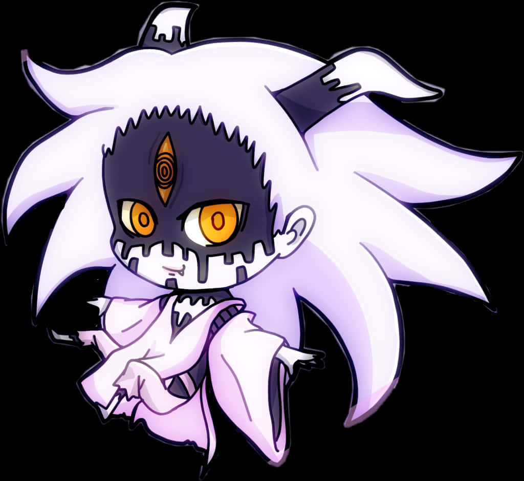 Chibi Spøgelseskarakter Kunst Wallpapers