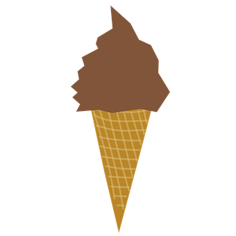 Chokoladeisvaffel som sommergodteri Wallpapers