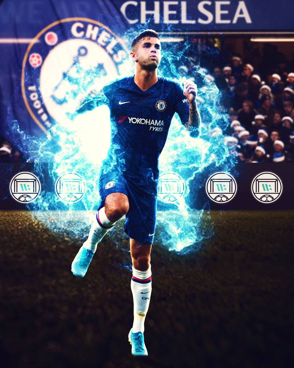 Christian Pulisic dramatisk Wallpapers