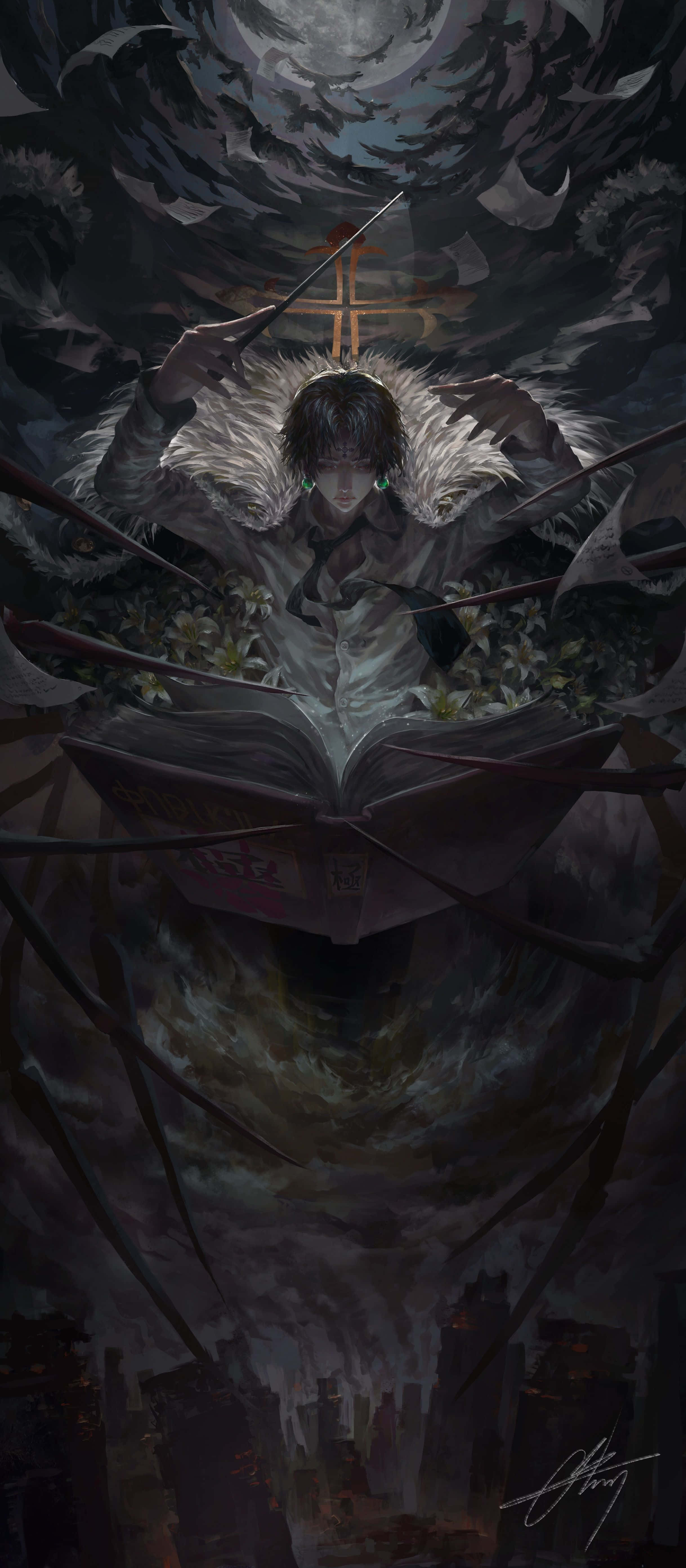 Chrollo Lucilfer som leder af Spøgelsestroppen Wallpapers