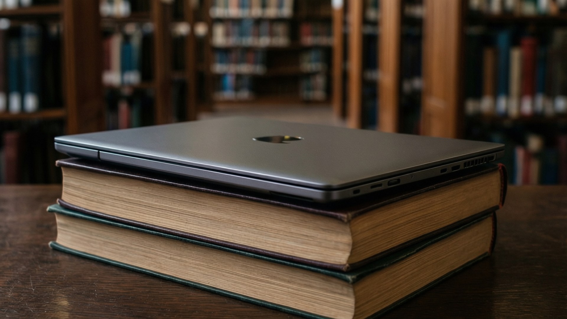 Chromebook i biblioteksstudie Wallpapers