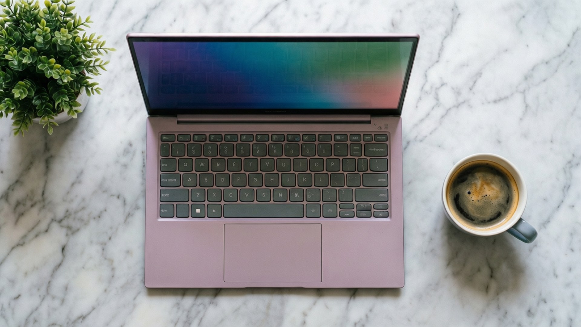 Chromebook opsætning set oppefra Wallpapers