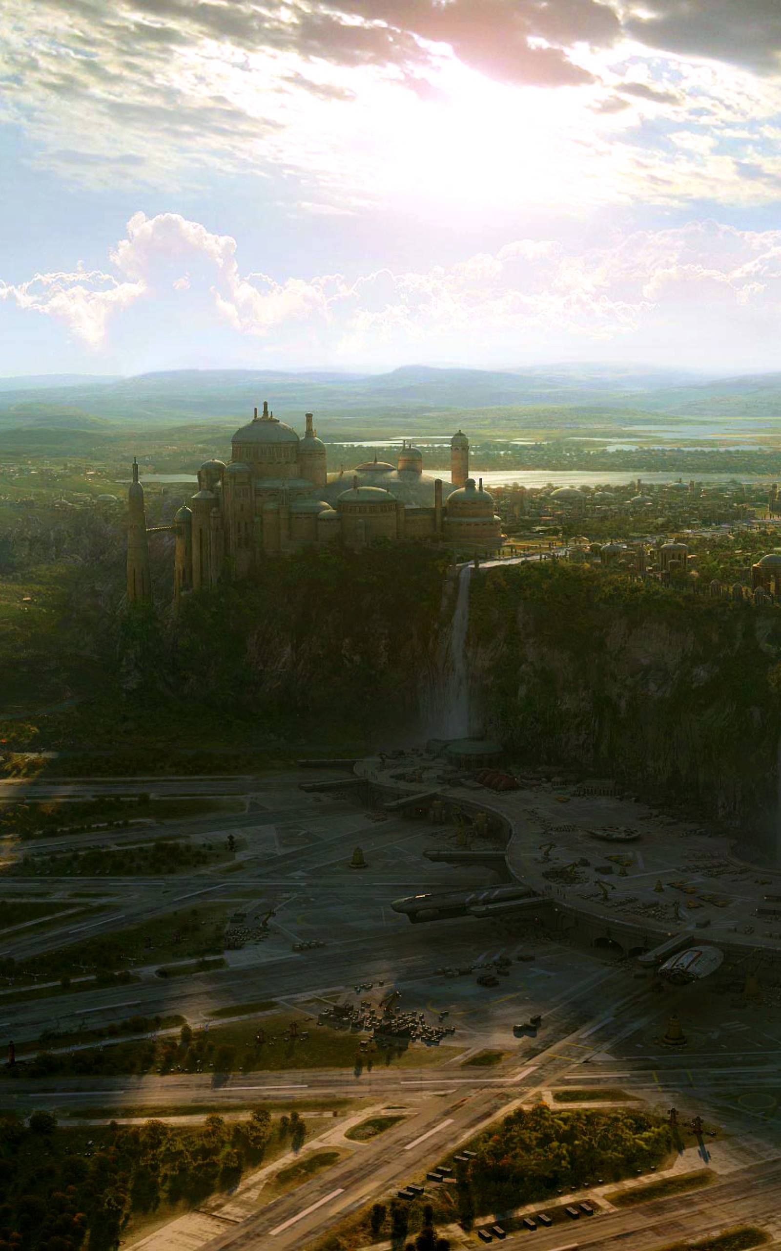 Cinematisk Landskab Star Wars Tablet Wallpapers