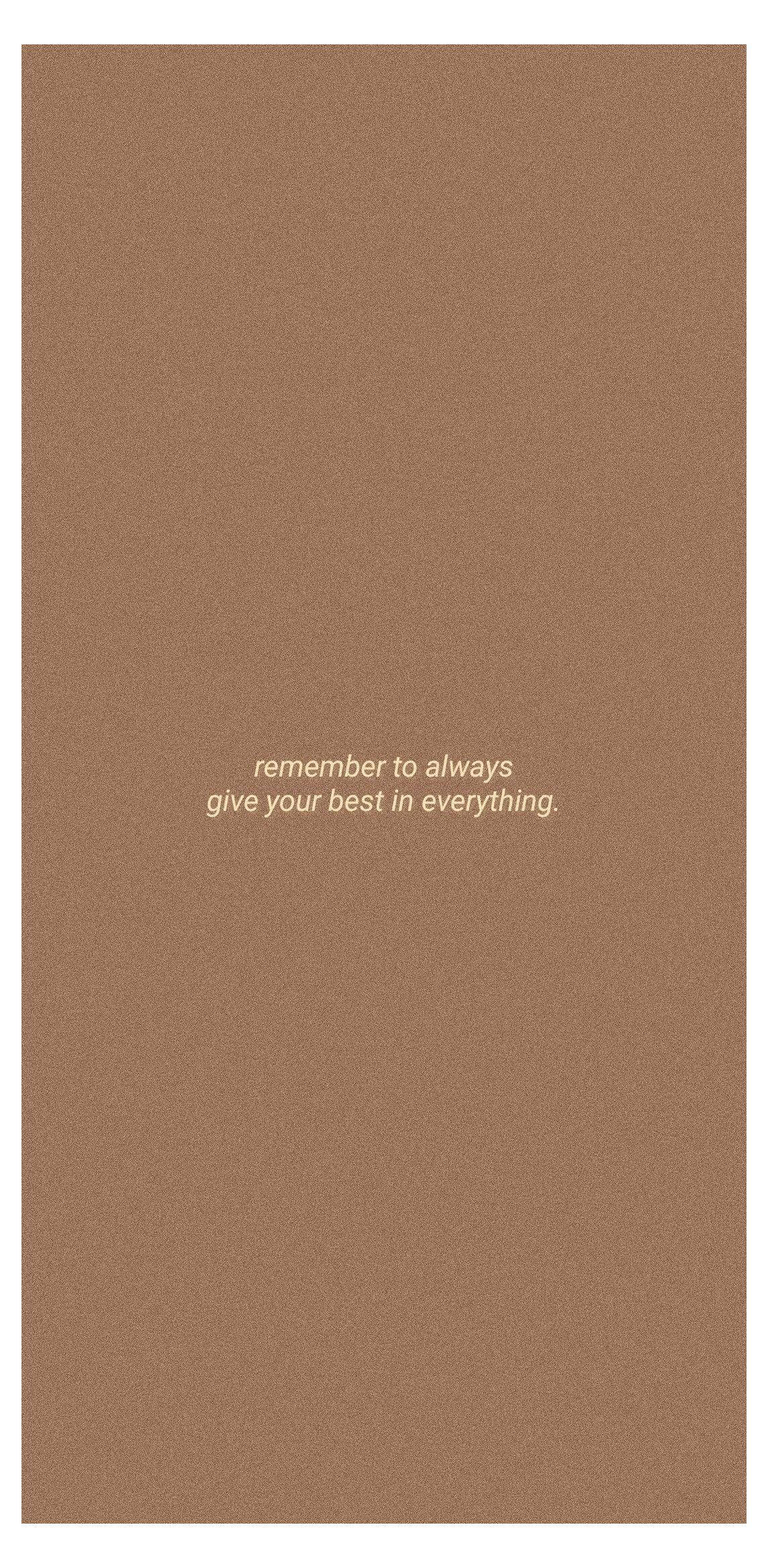 Citater på beige brun æstetisk baggrund Wallpapers