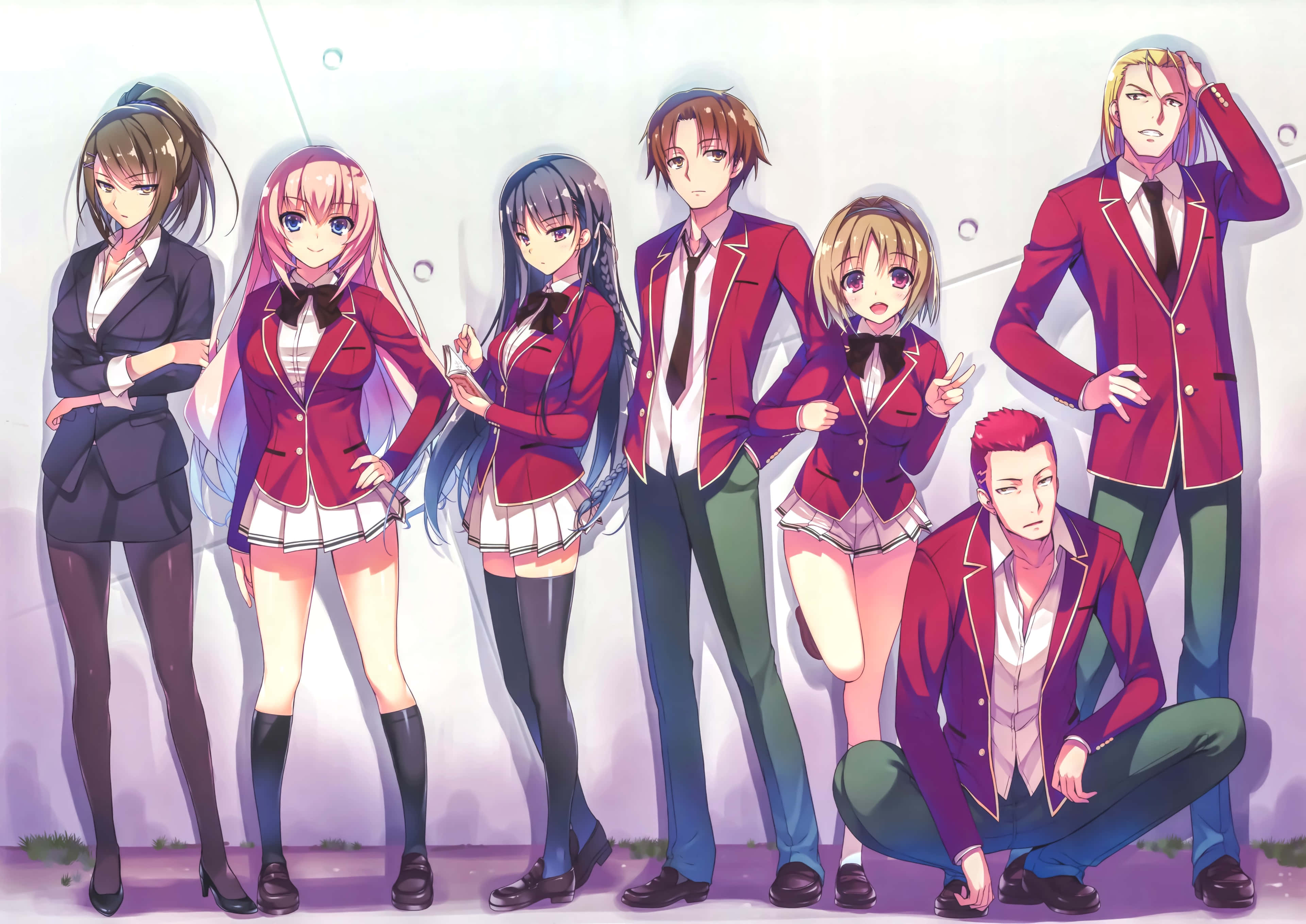 Classroom Elite Anime Gruppe Wallpapers