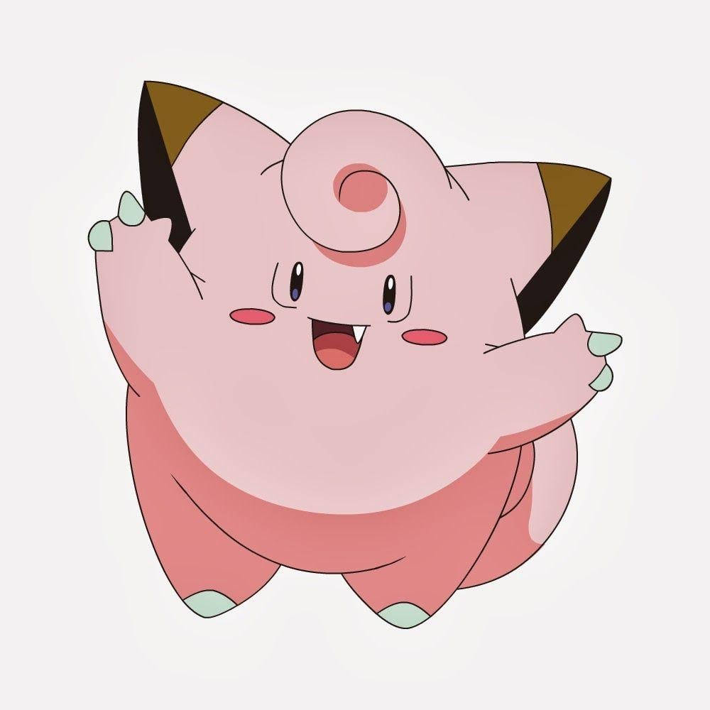 Clefairy i sin signaturstilling Wallpapers