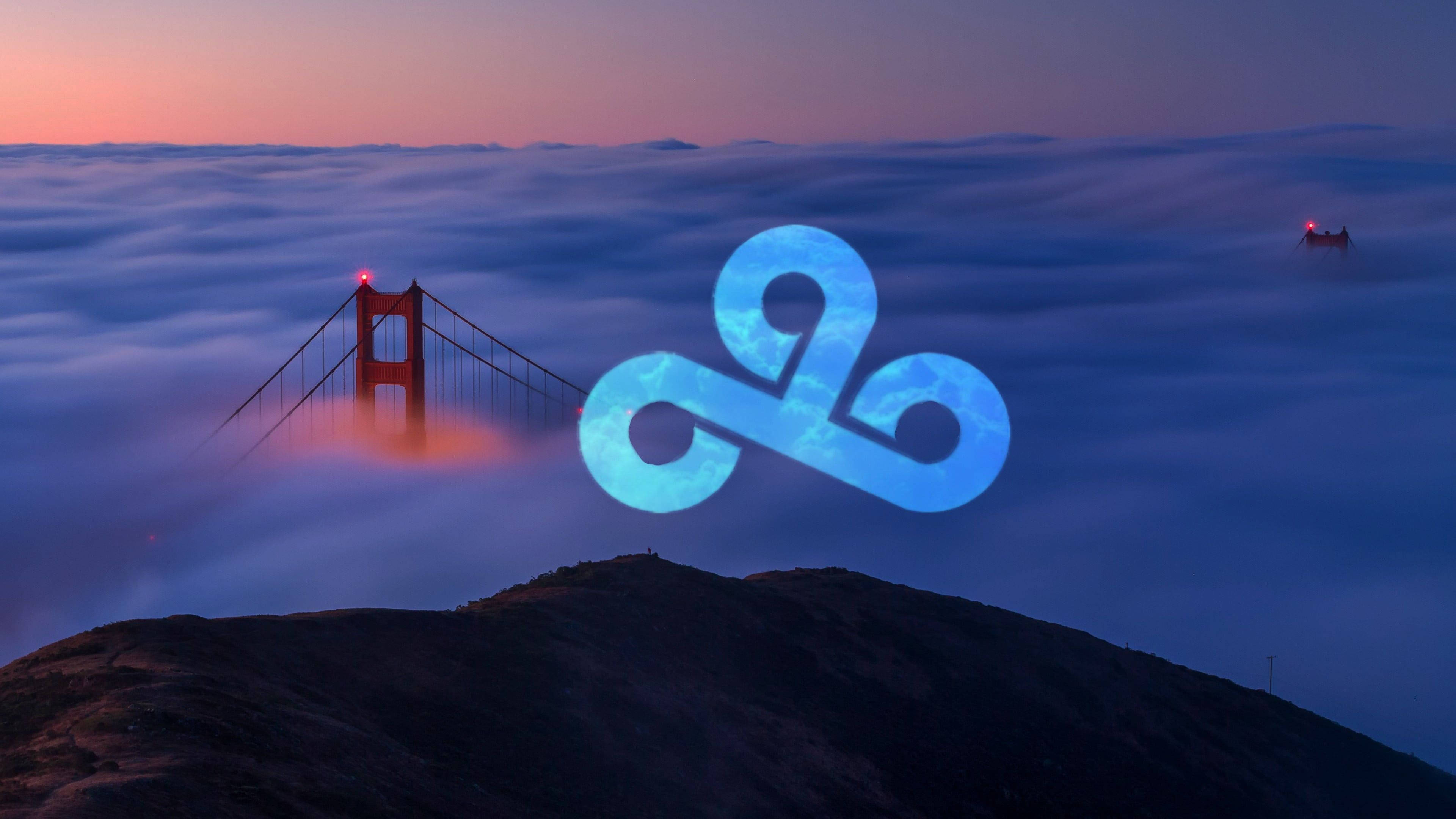 Cloud9 Golden Gate Bridge Sky Logo Wallpapers