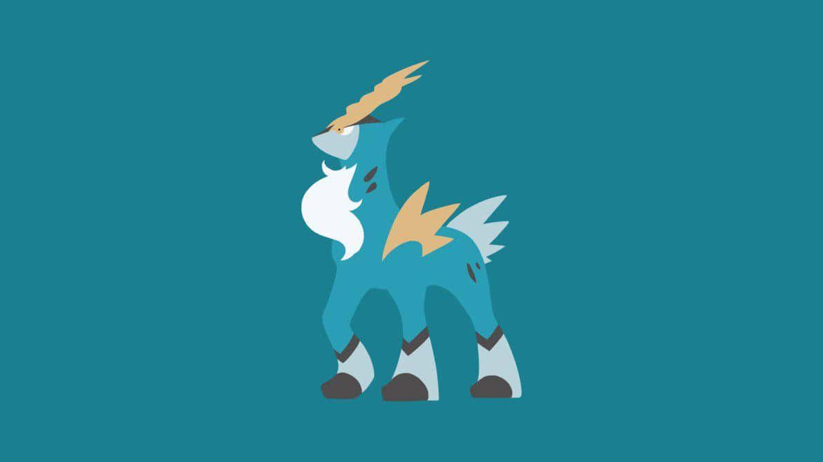 Cobalion cyan baggrund Wallpapers