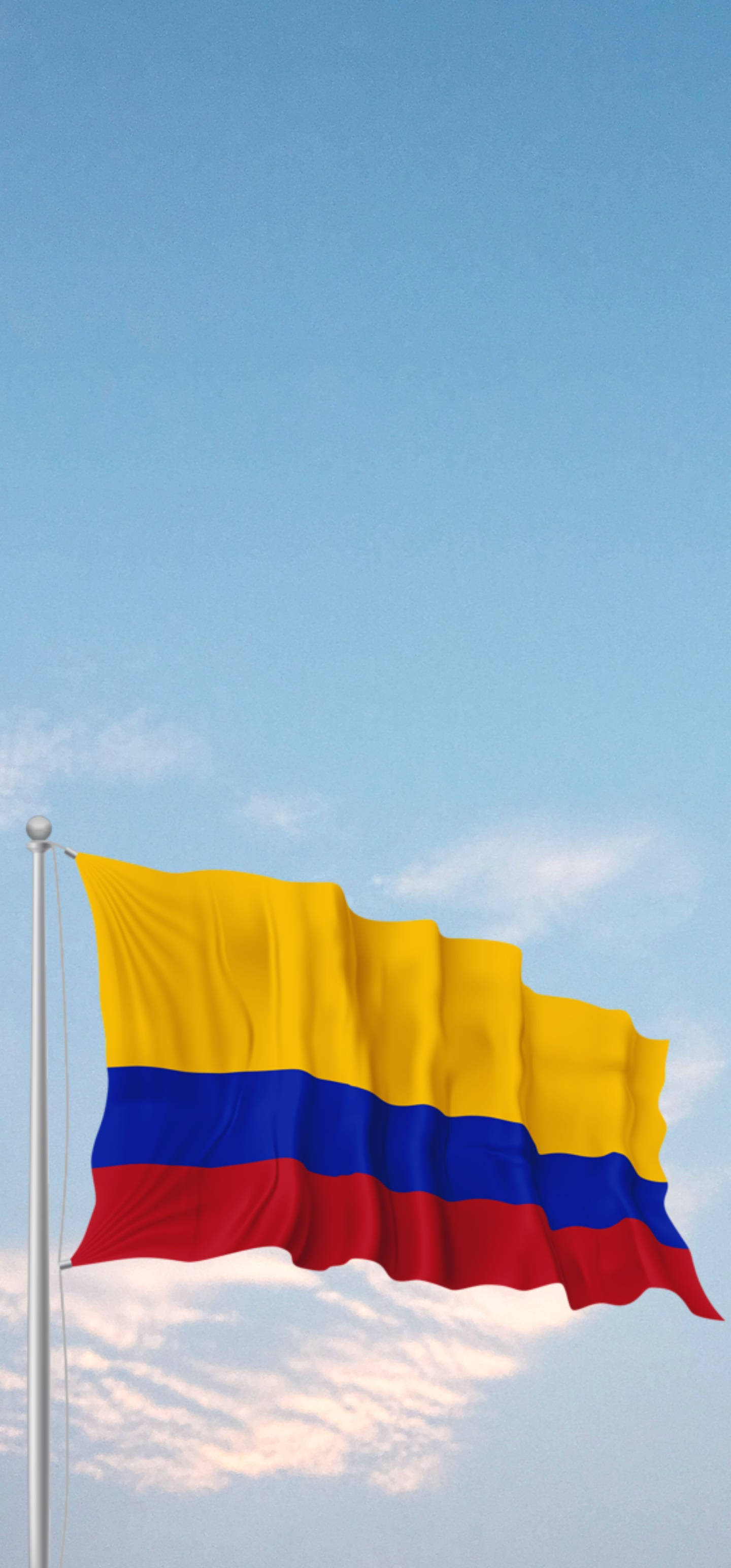 Colombias flag i himlen Wallpapers