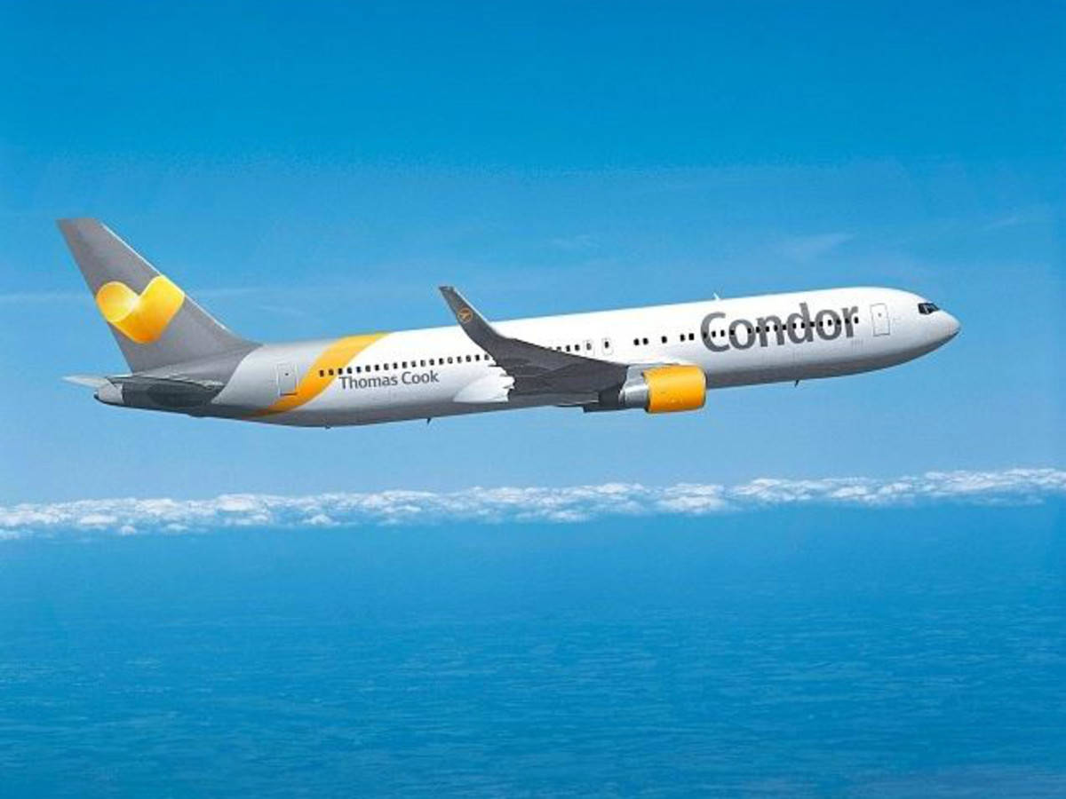 Condor Airlines fly over havet Wallpapers