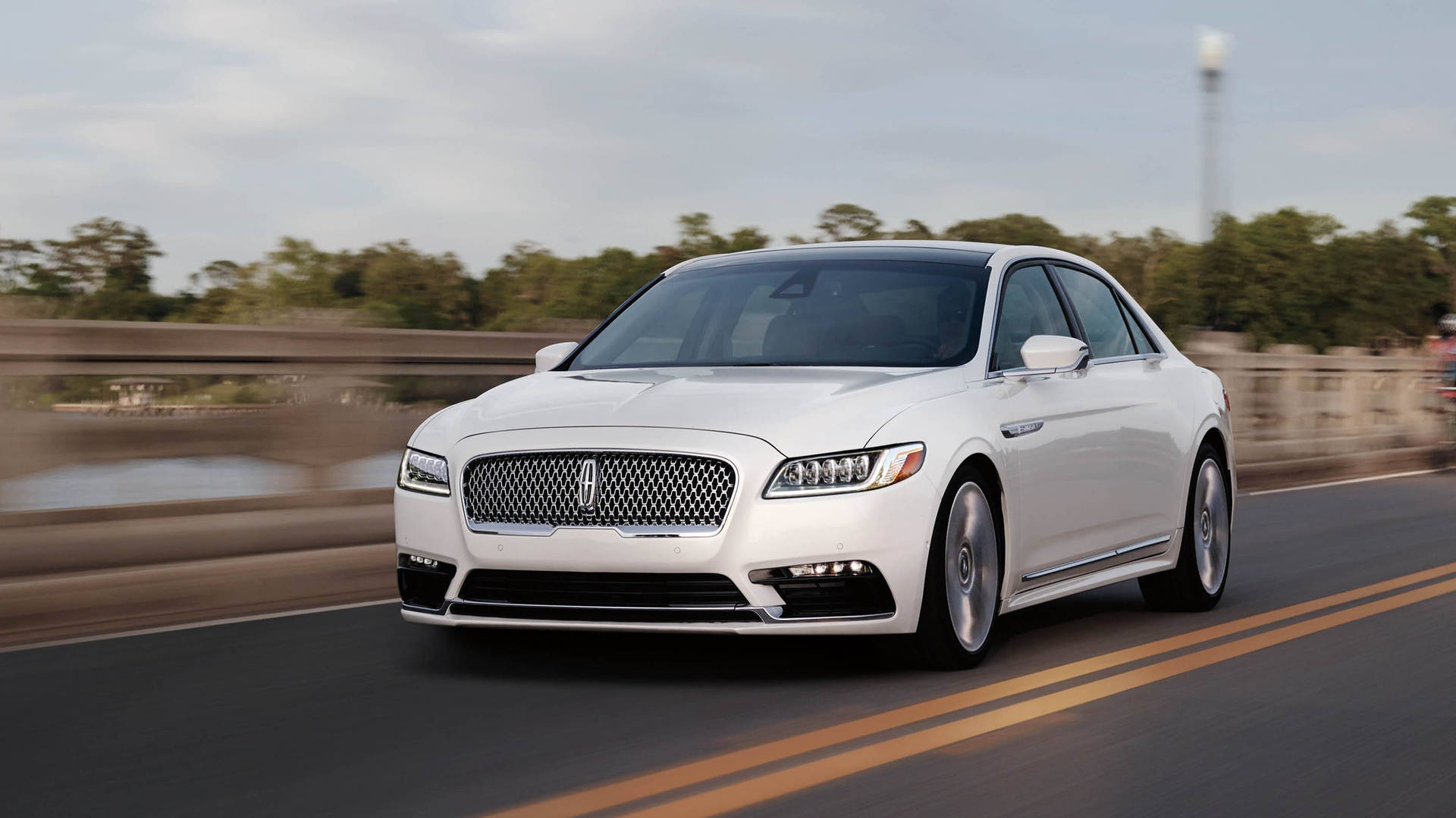 Continental Lincoln Bil Actionfotografi — Biler Wallpapers