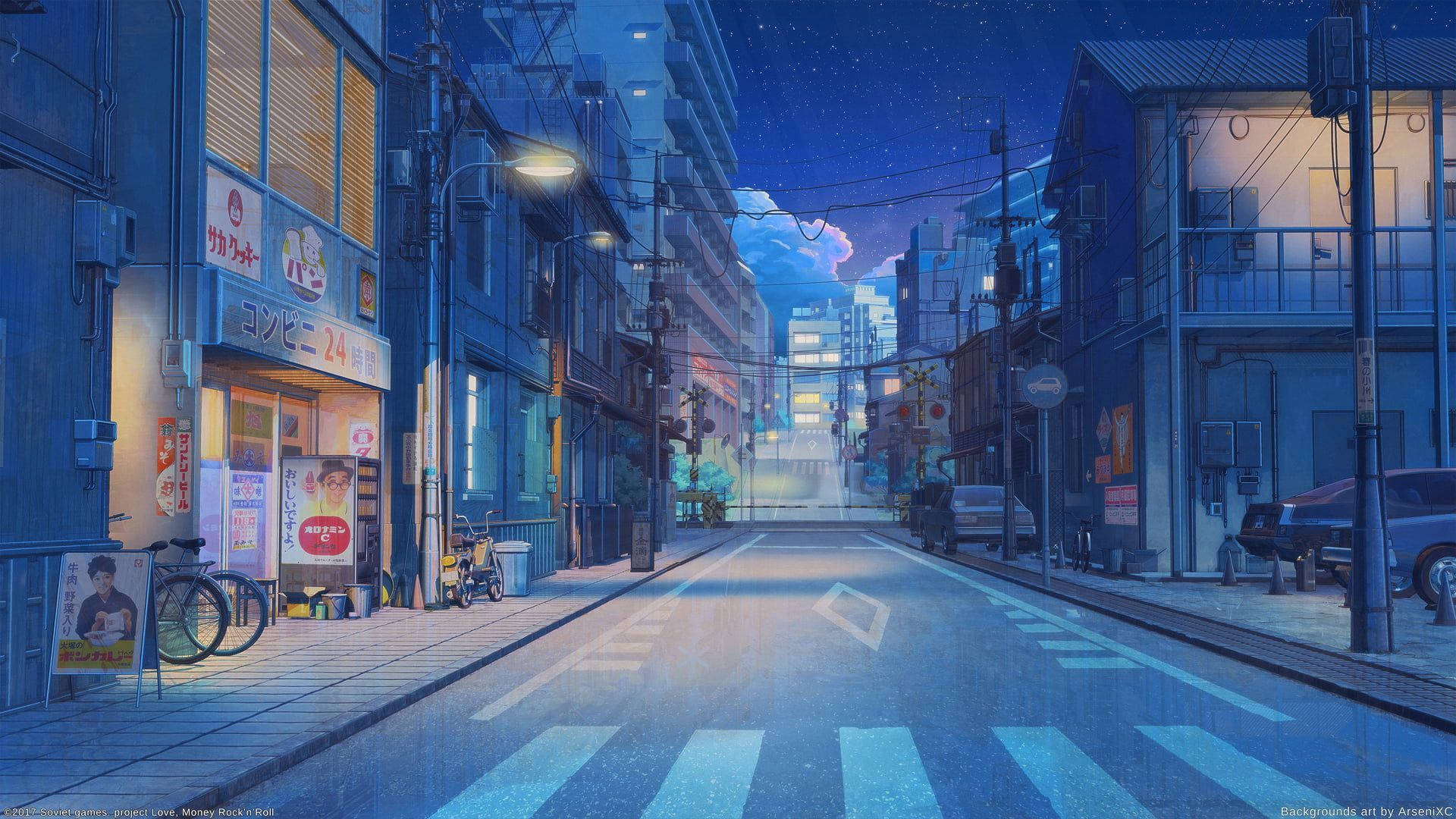 Cool æstetisk japansk animeby Wallpapers