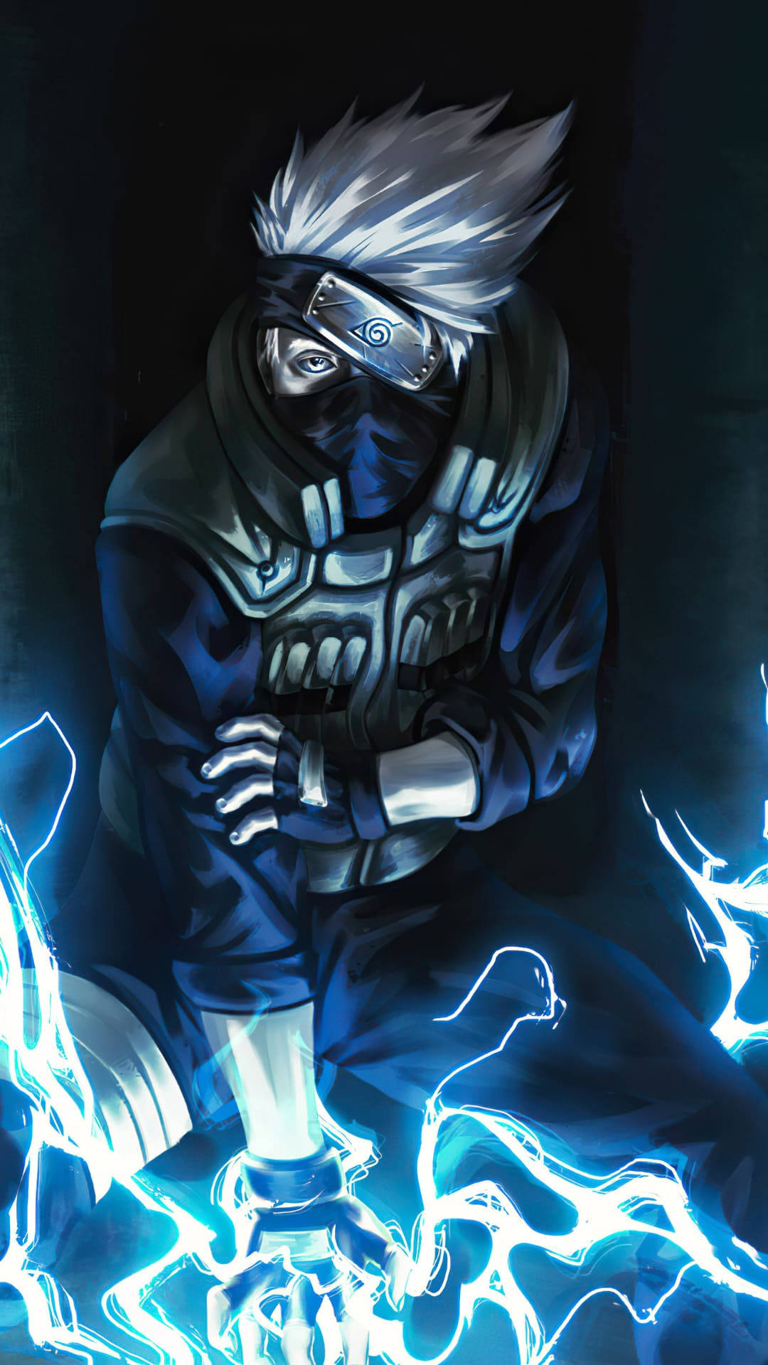 Cool Anime Telefon Kakashi Lynudløsning Wallpapers