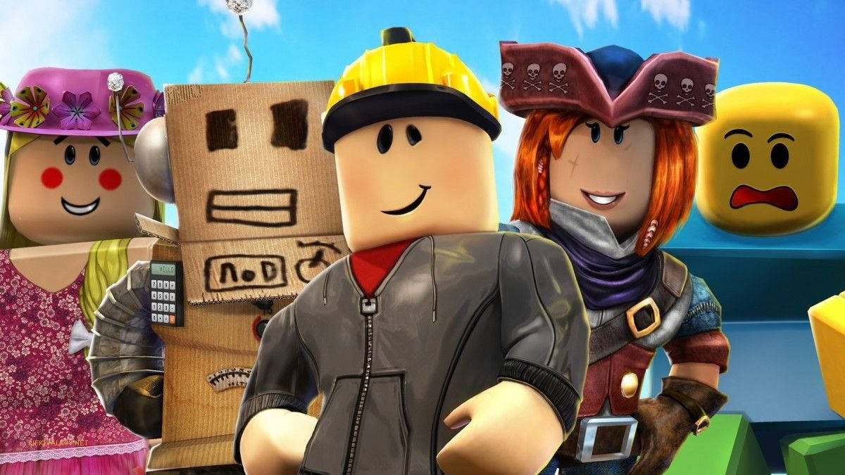 Cool wallpaper af avatar-designs og -stile i Roblox-videospillet. — Roblox Wallpapers