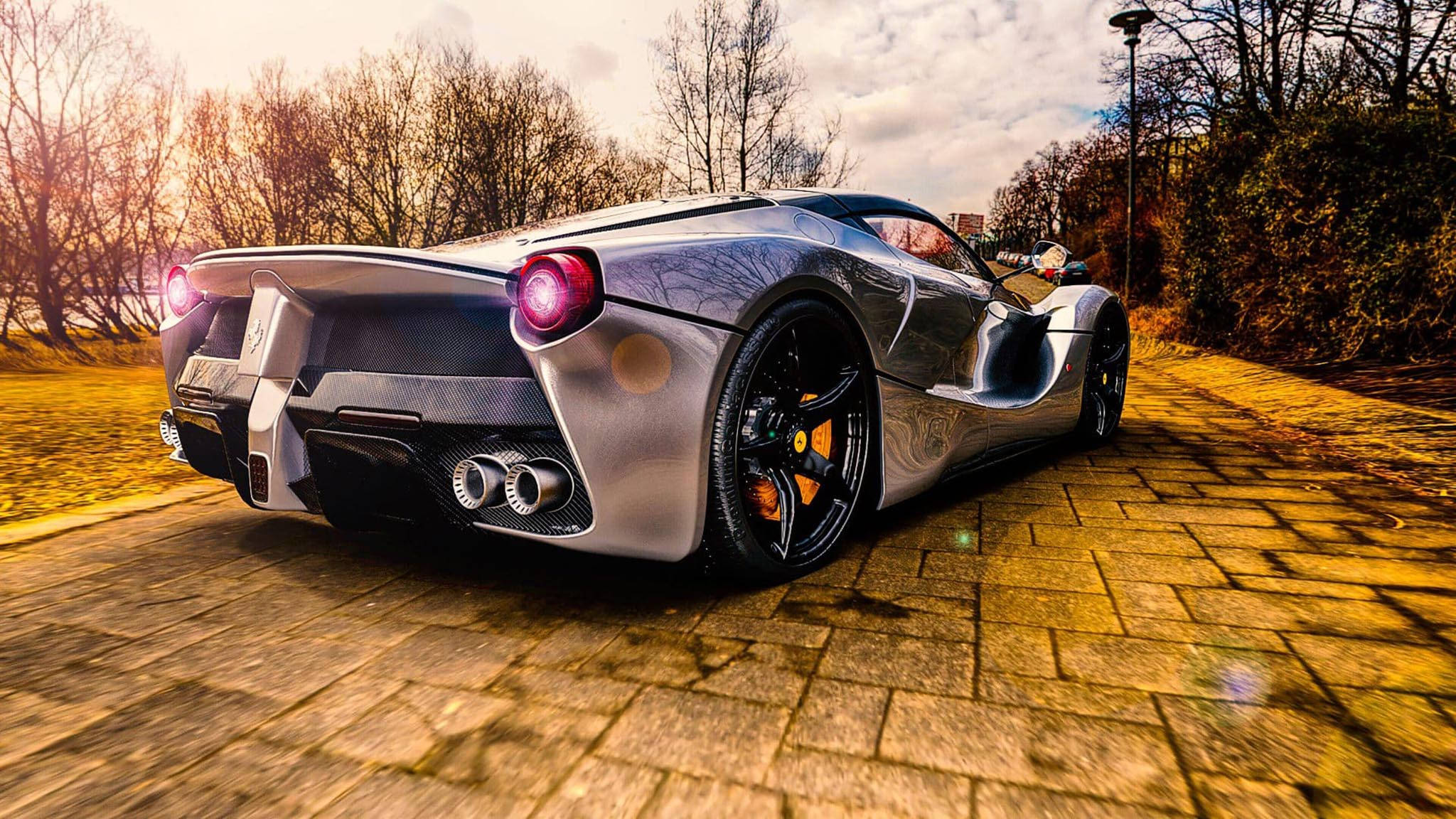 Cool bil Ferrari bagfra Wallpapers