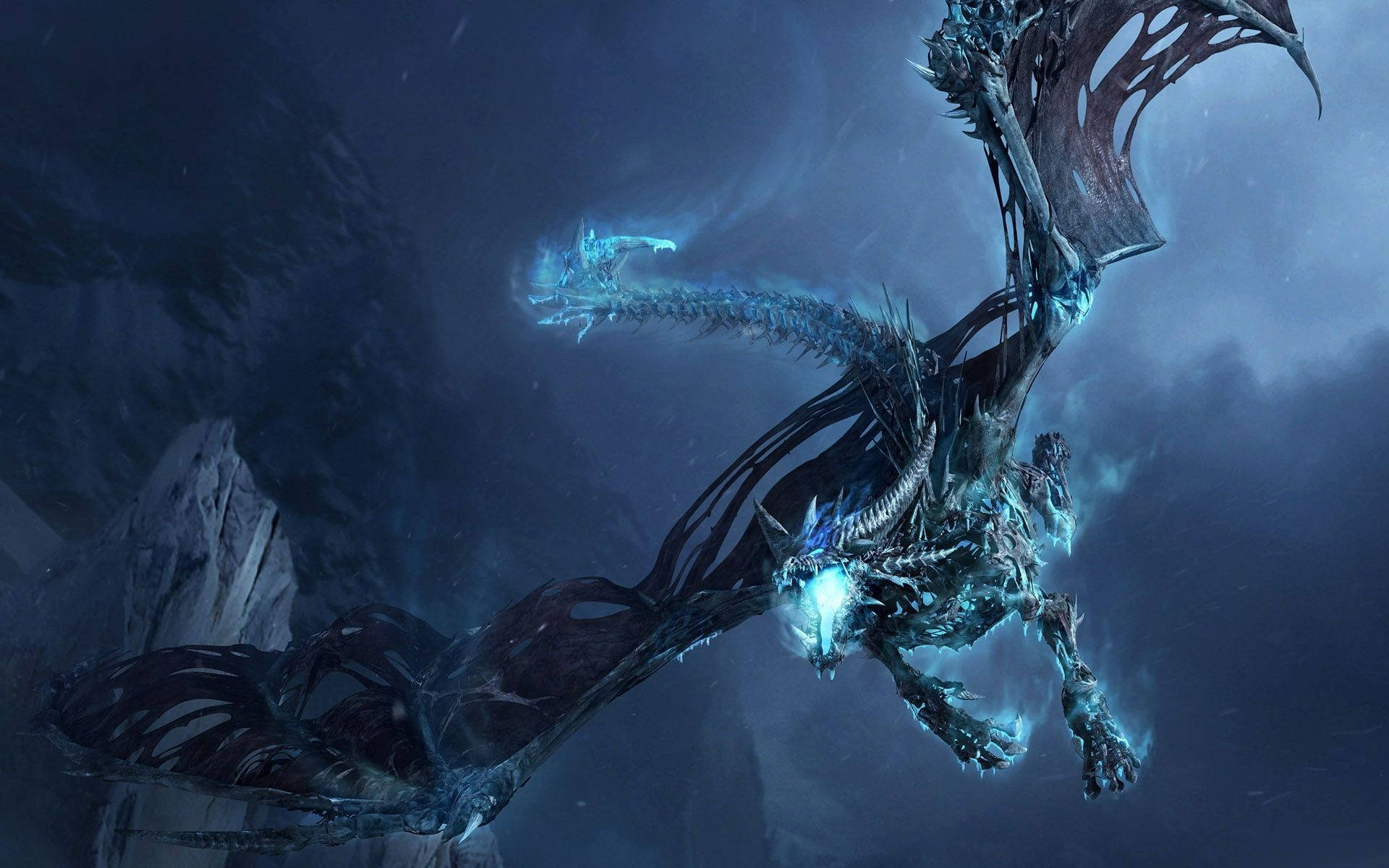 Cool blå drage World of Warcraft Wallpapers