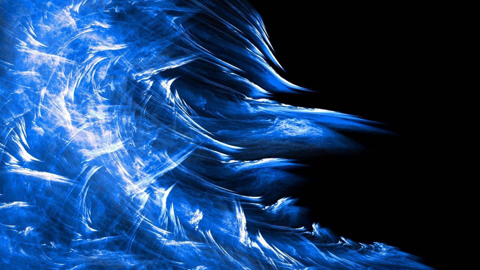 Cool Blue Baggrund Wallpapers