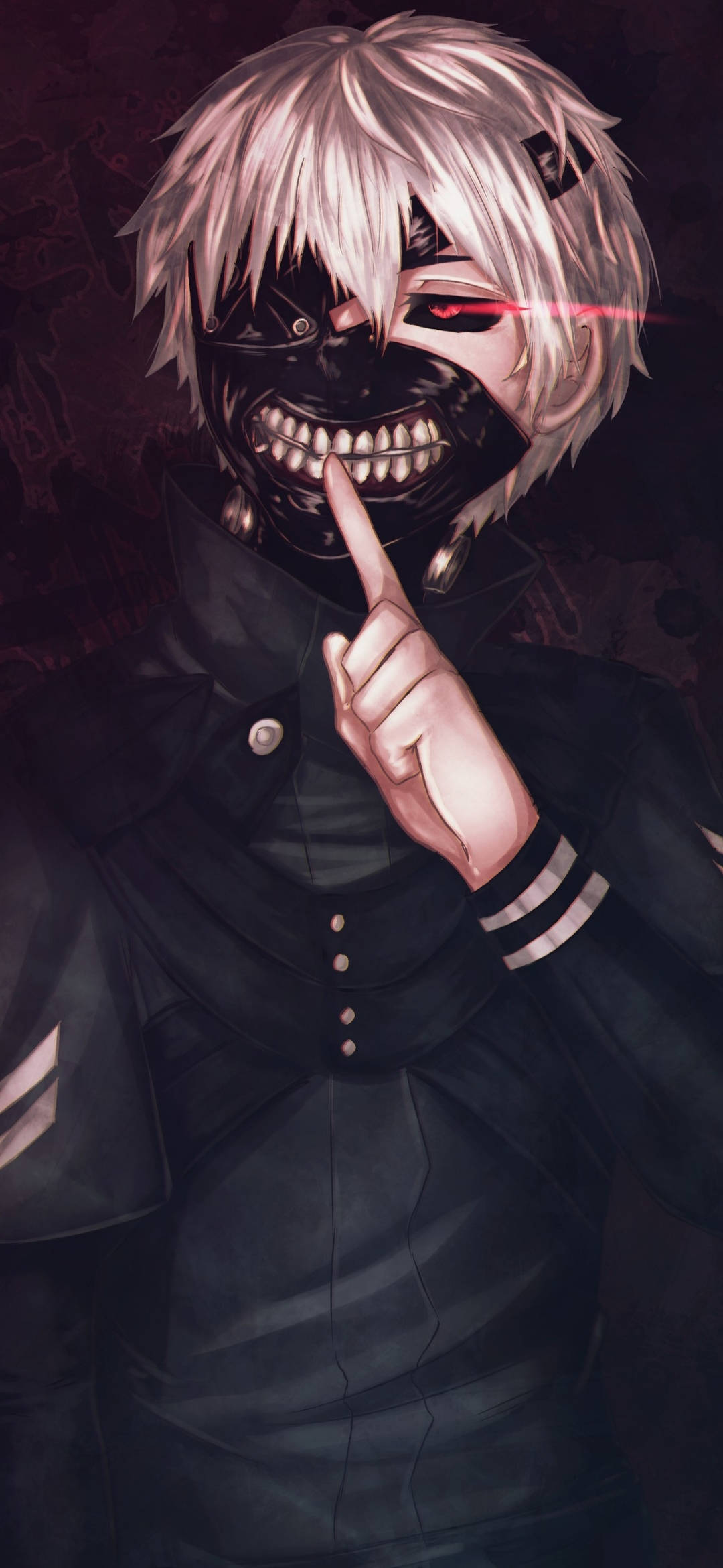 Cool Grafisk Kunst Ken Tokyo Ghoul iPhone Baggrund Wallpapers
