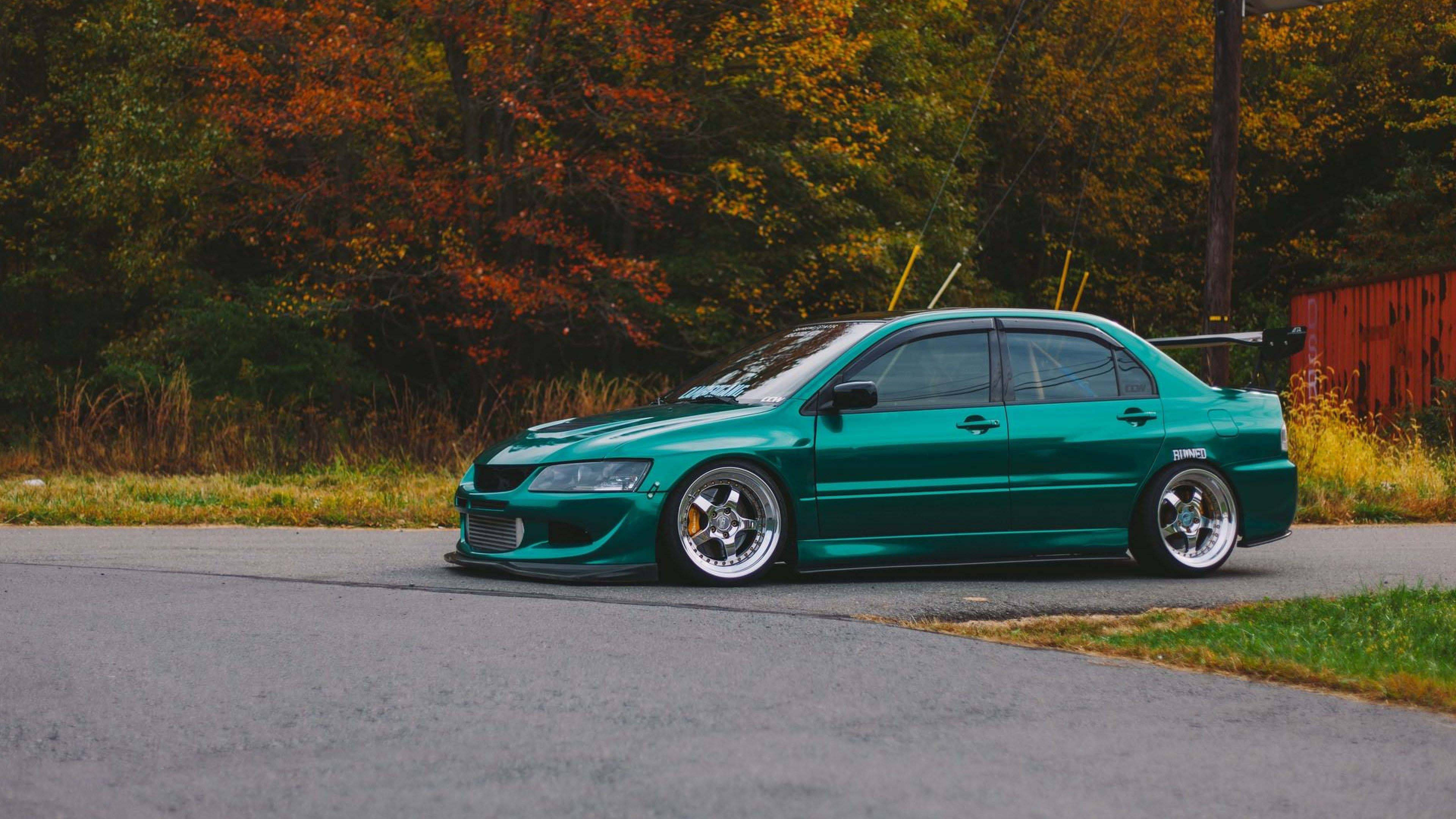 Cool JDM-æstetik med Mitsubishi Lancer Evolution Wallpapers