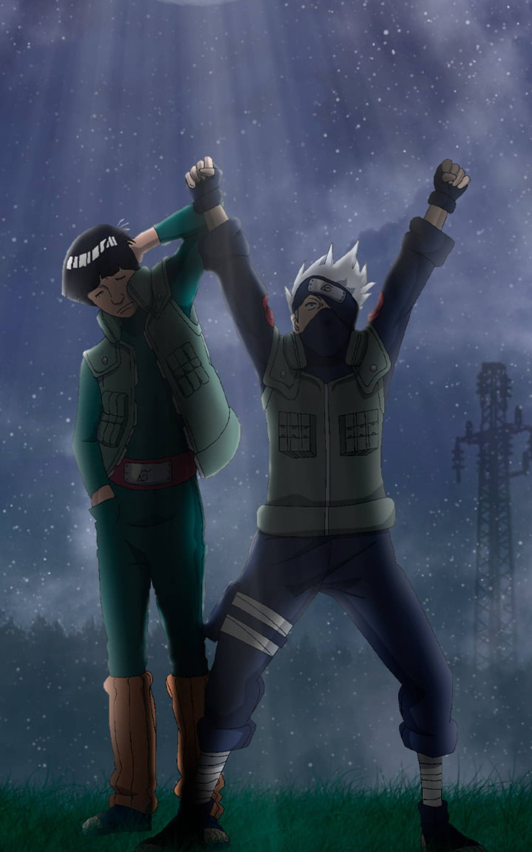 Cool Kakashi og Guy Wallpapers