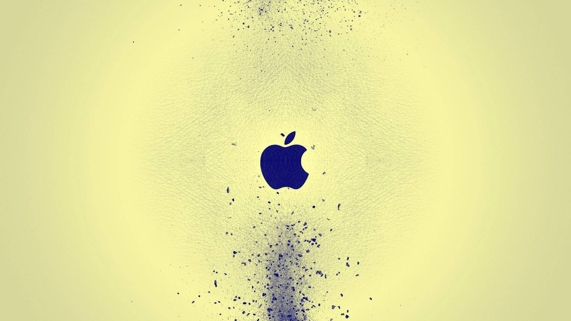 Cool MacBook med blåt logo Wallpapers