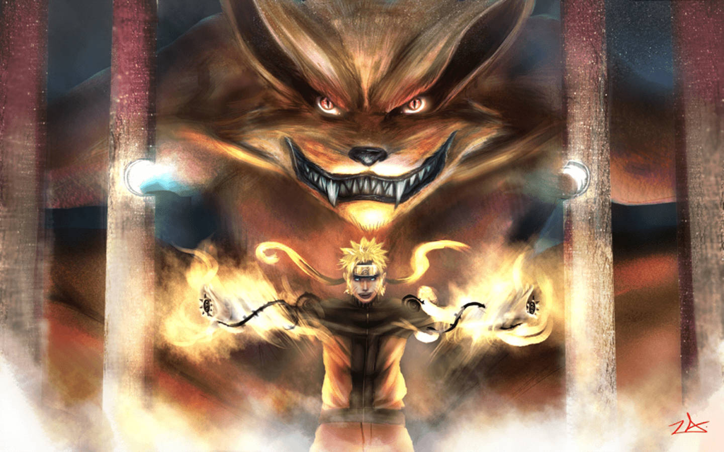 Cool Naruto Ildfuld Kurama Wallpapers