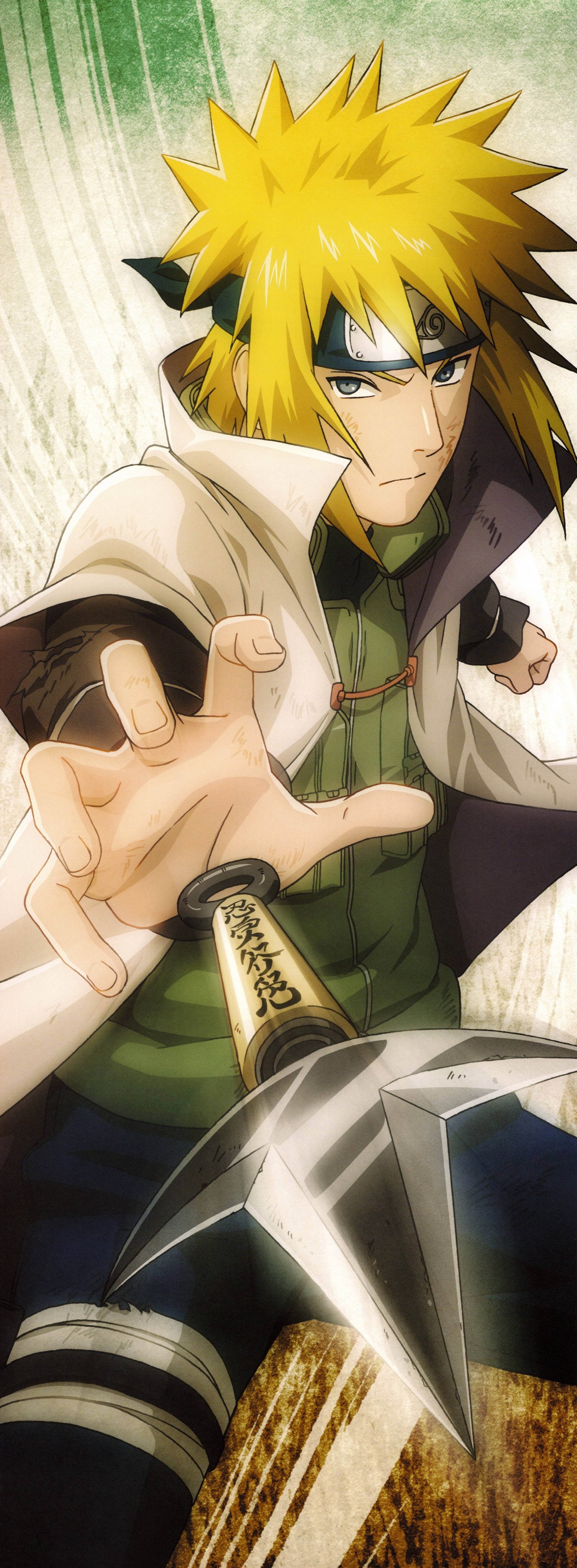 Cool Naruto-karakter med gult hår Wallpapers