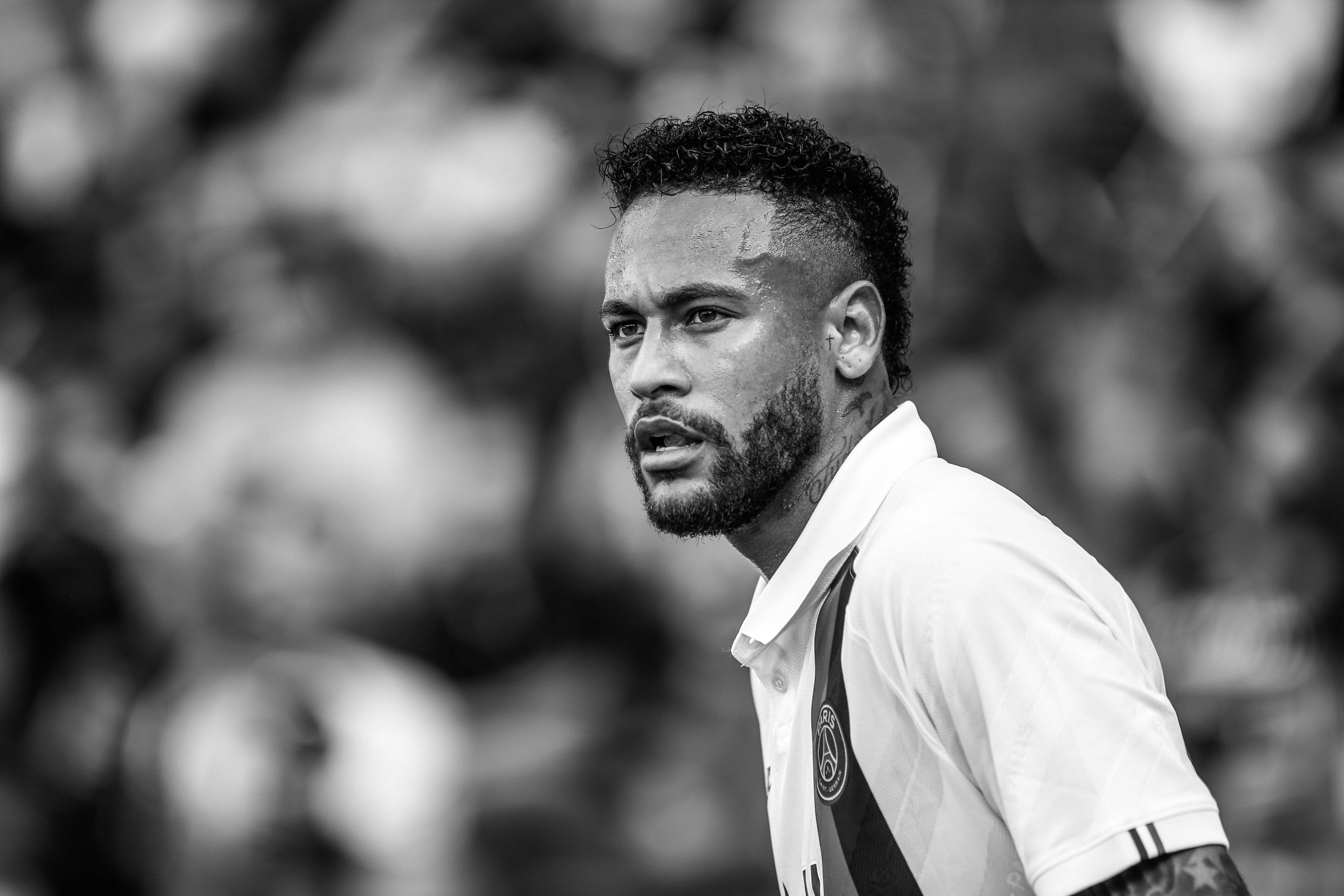 Cool Neymar Jr Gråtoner Wallpapers