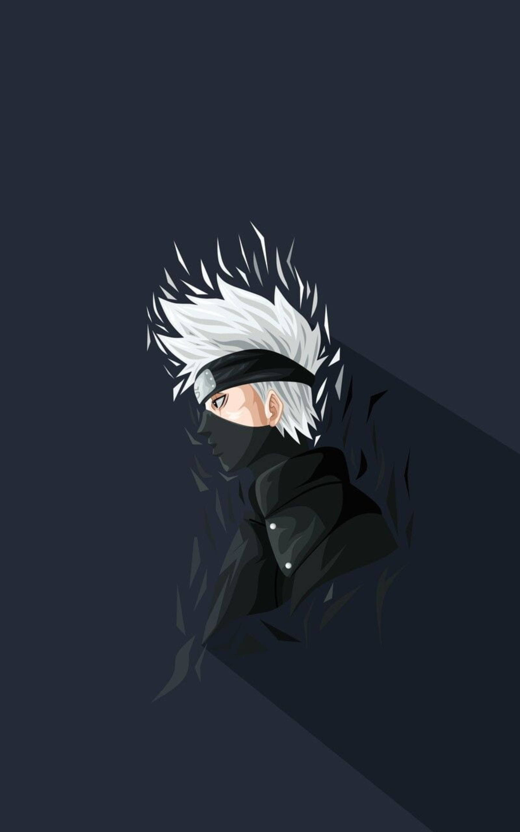 Cool Portrætkunst Af Kakashi Wallpapers