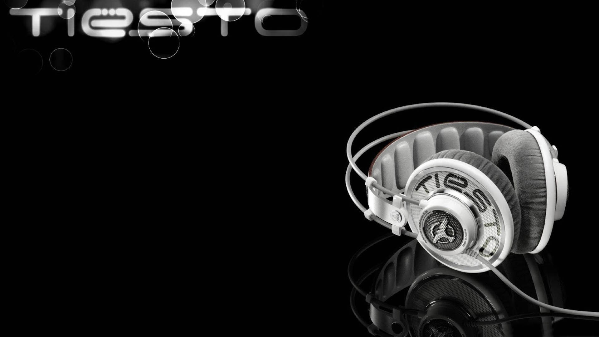 Cool Tiësto-grafik med Hovedtelefoner Wallpapers