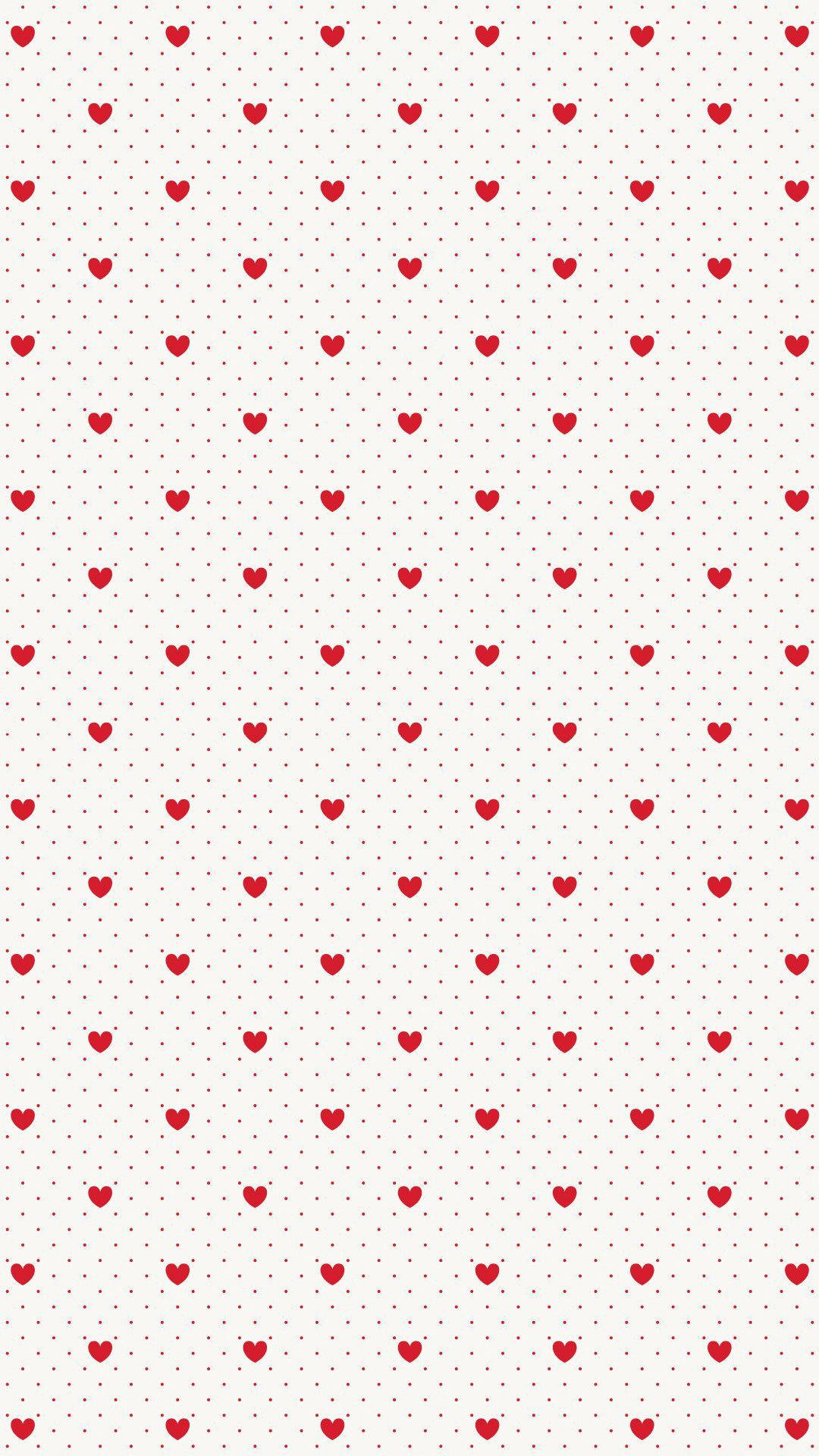 Coquette Rødt Hjerte Mønster Wallpapers