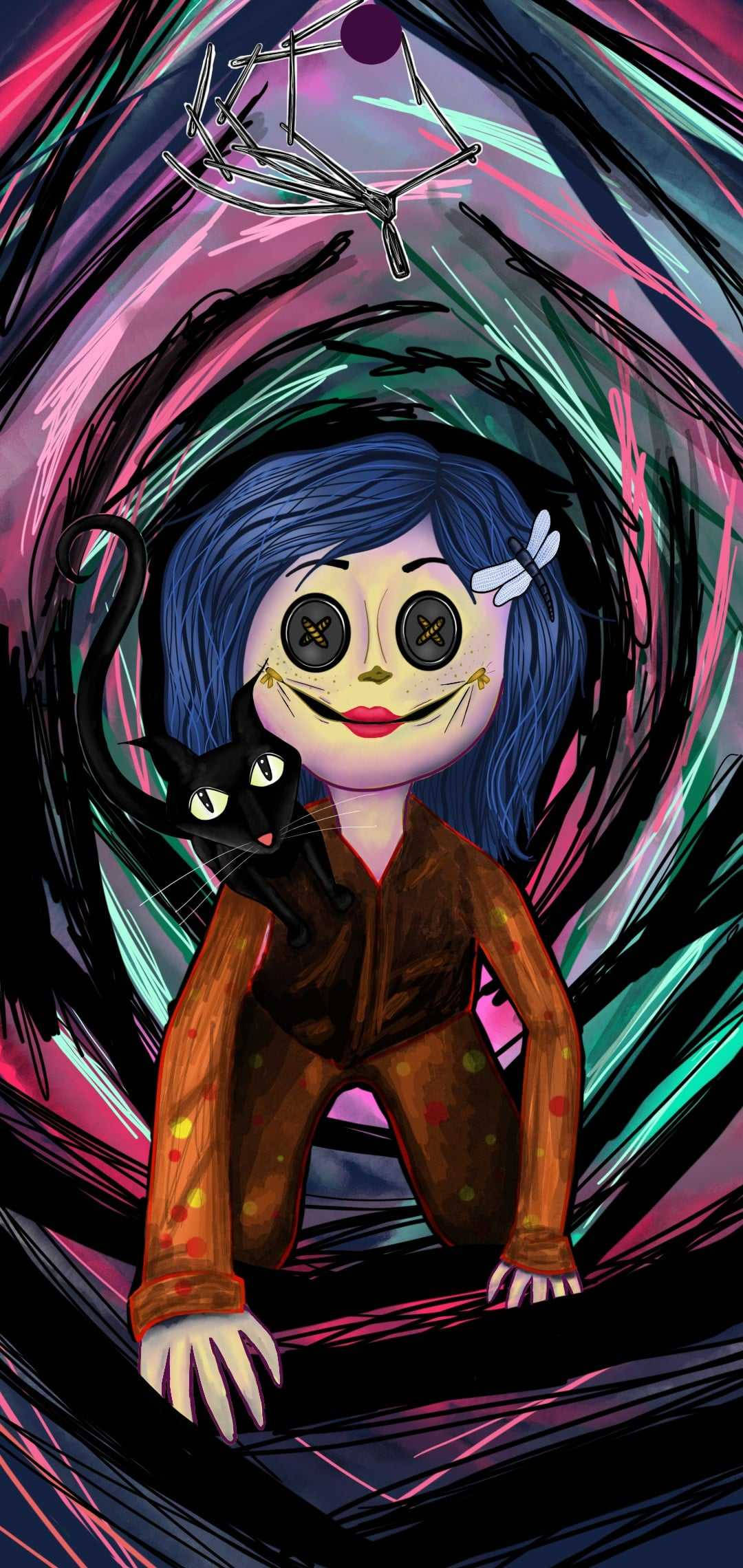 Coraline digital kunst Wallpapers