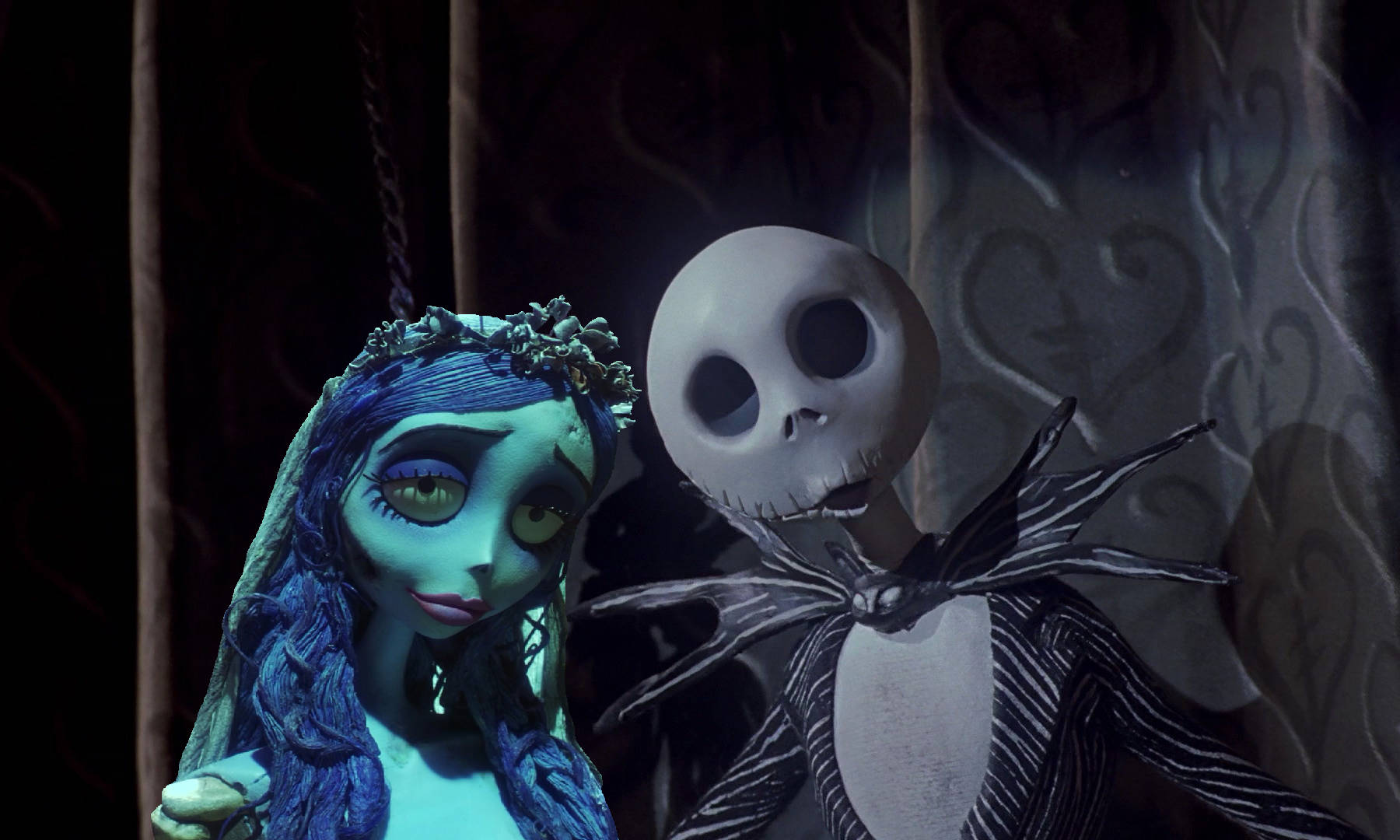 Corpse Bride og Jack Skellington Wallpapers