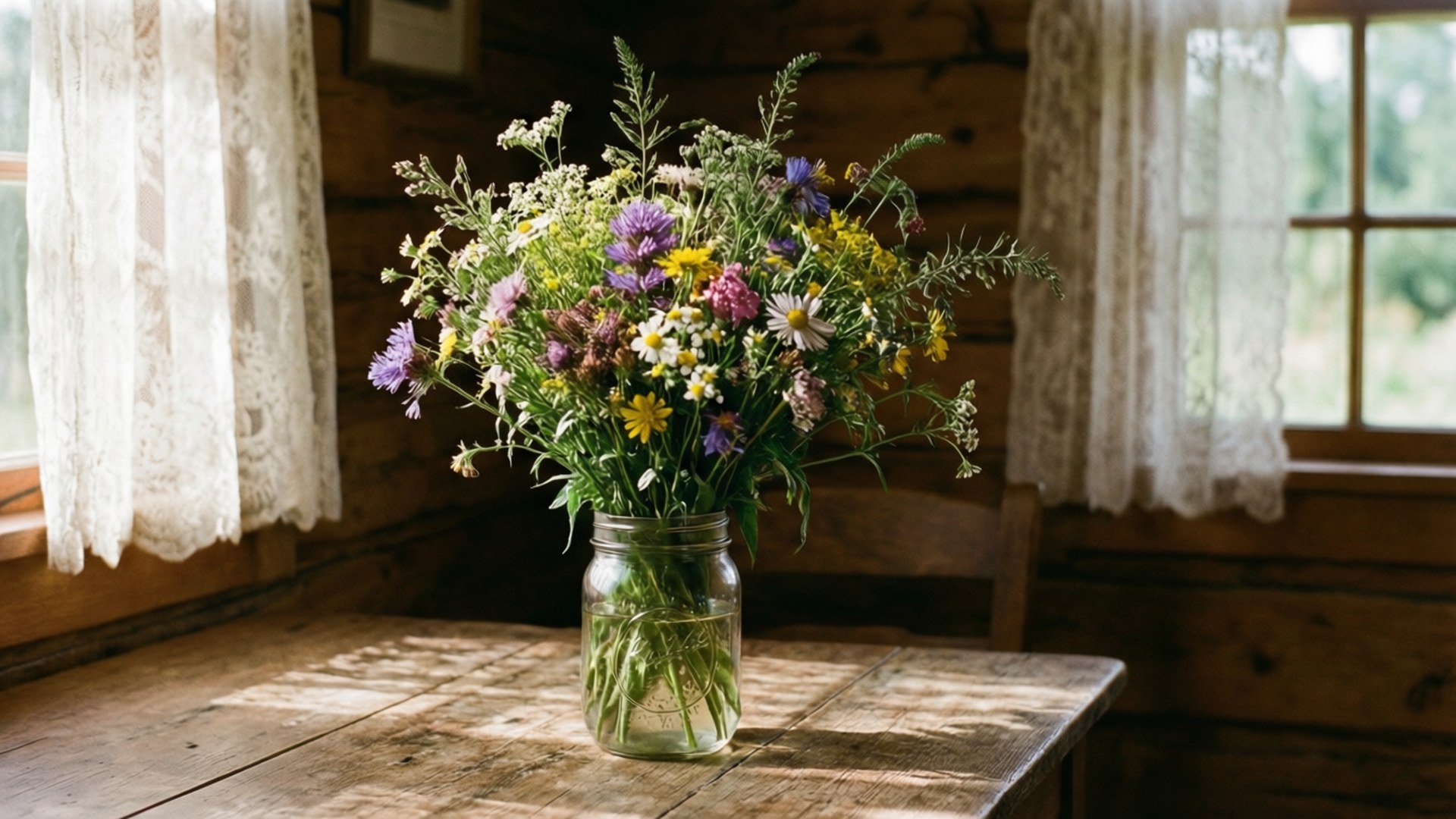 Cottagecore Vilde Blomster Wallpapers