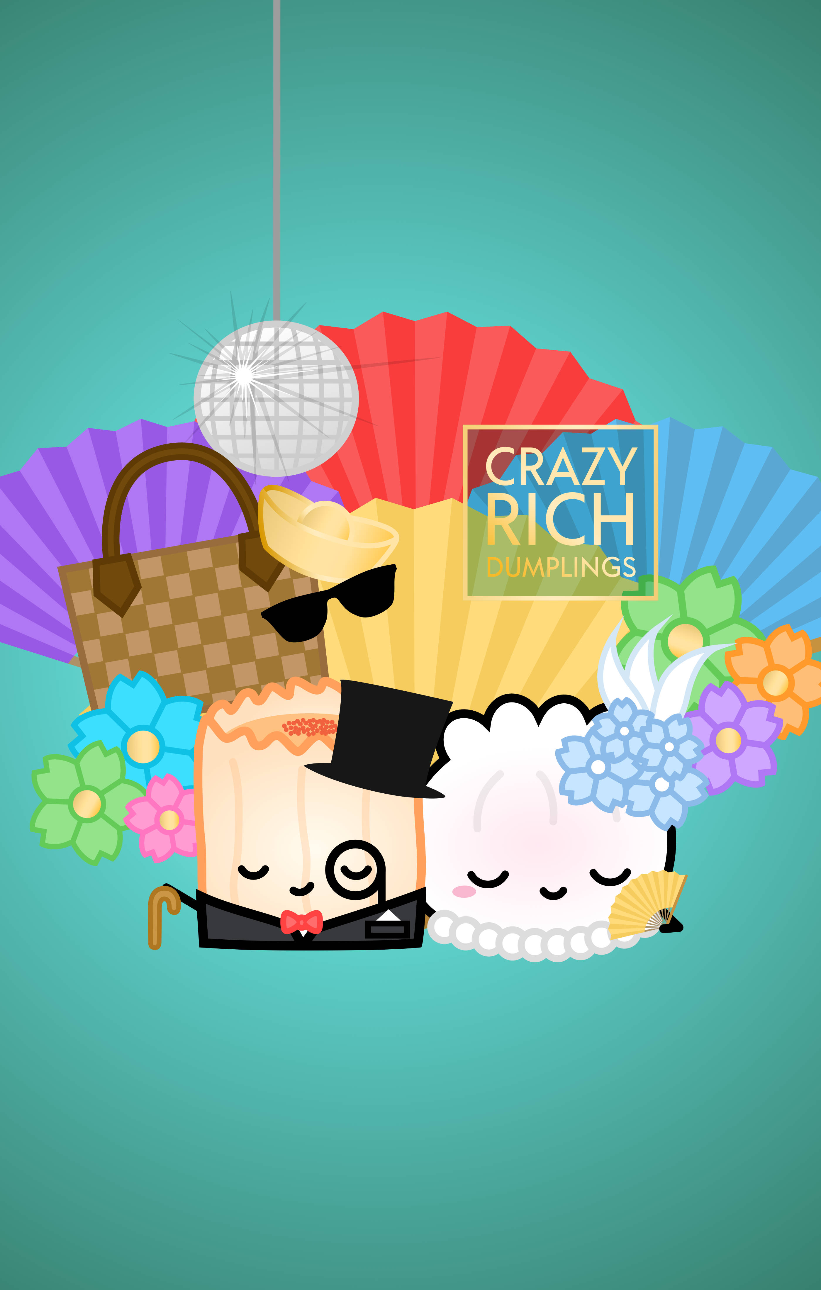 Crazy Rich Asians Sødt Vektorkunst Wallpapers