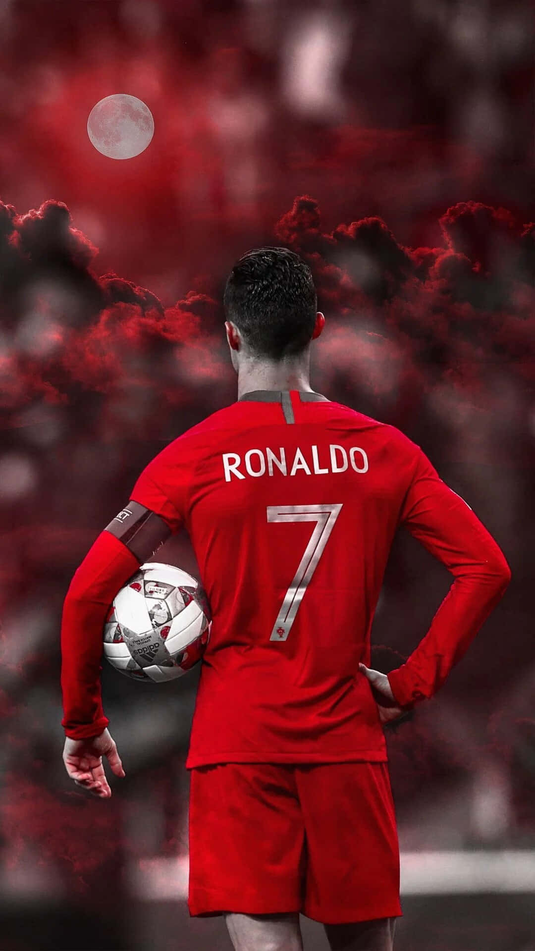 Cristiano Ronaldo i aktion under en kamp