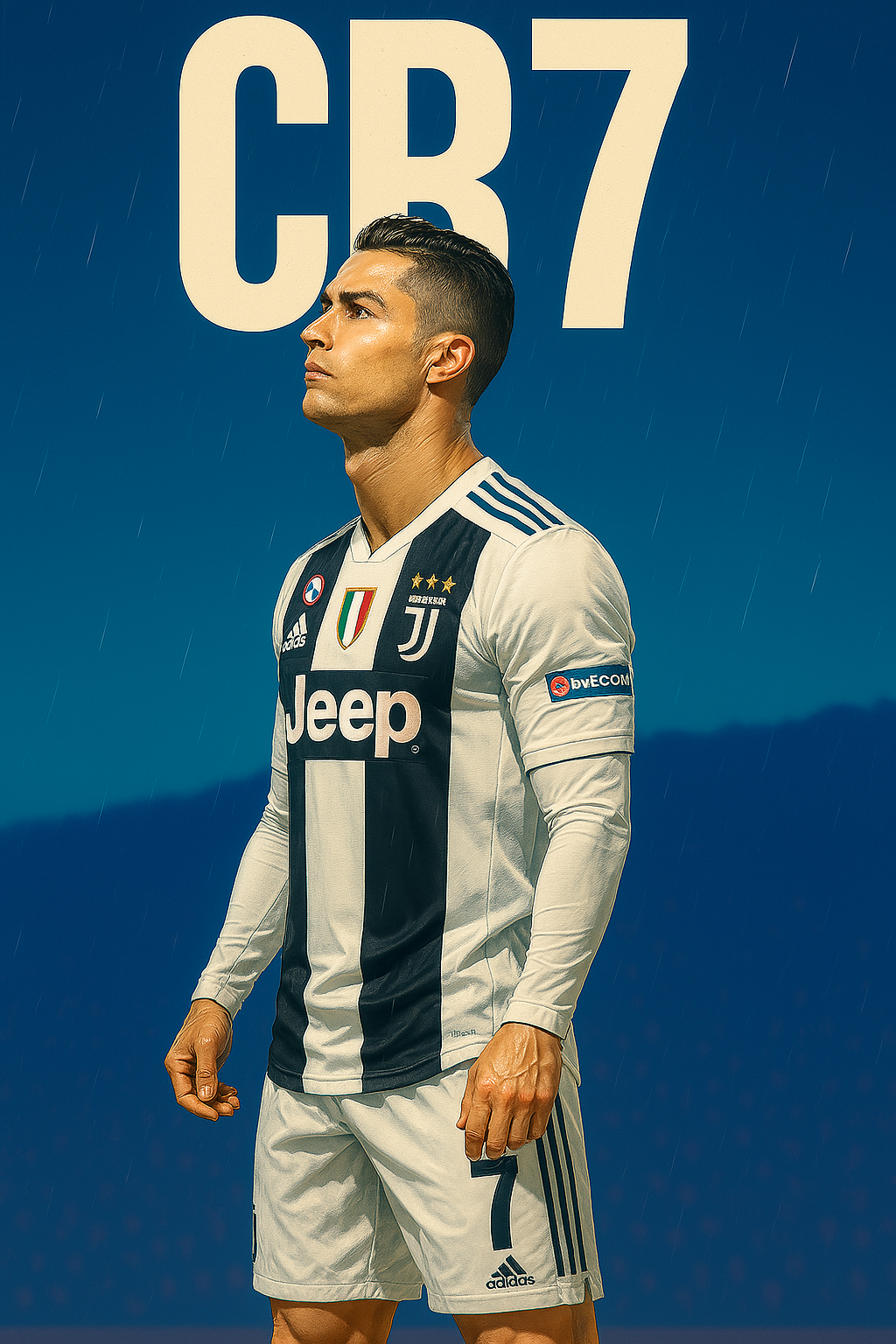 Cristiano Ronaldo CR7 Juventus 4K Baggrund Wallpapers