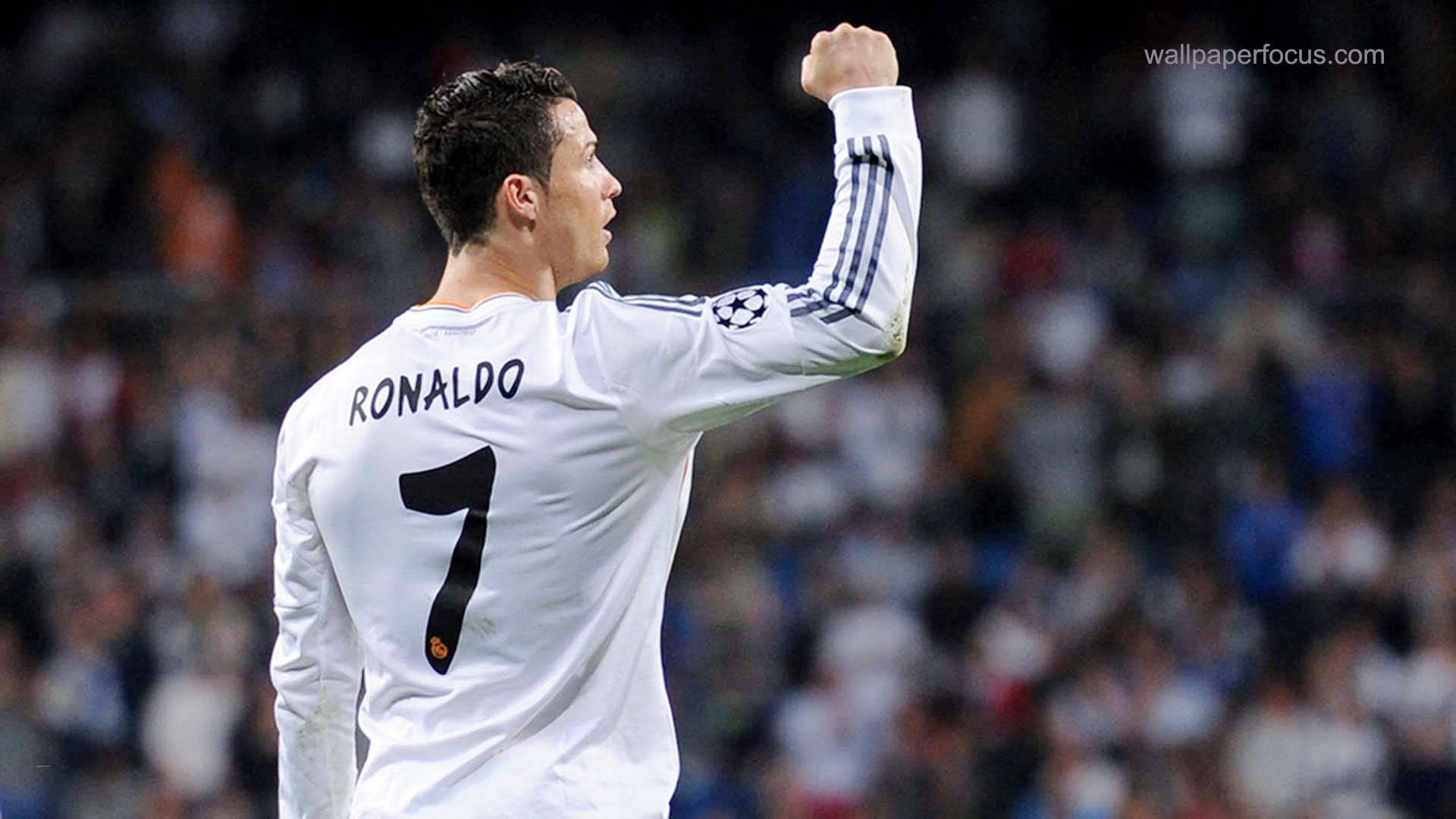 Cristiano Ronaldo fejrer et mål. Wallpapers
