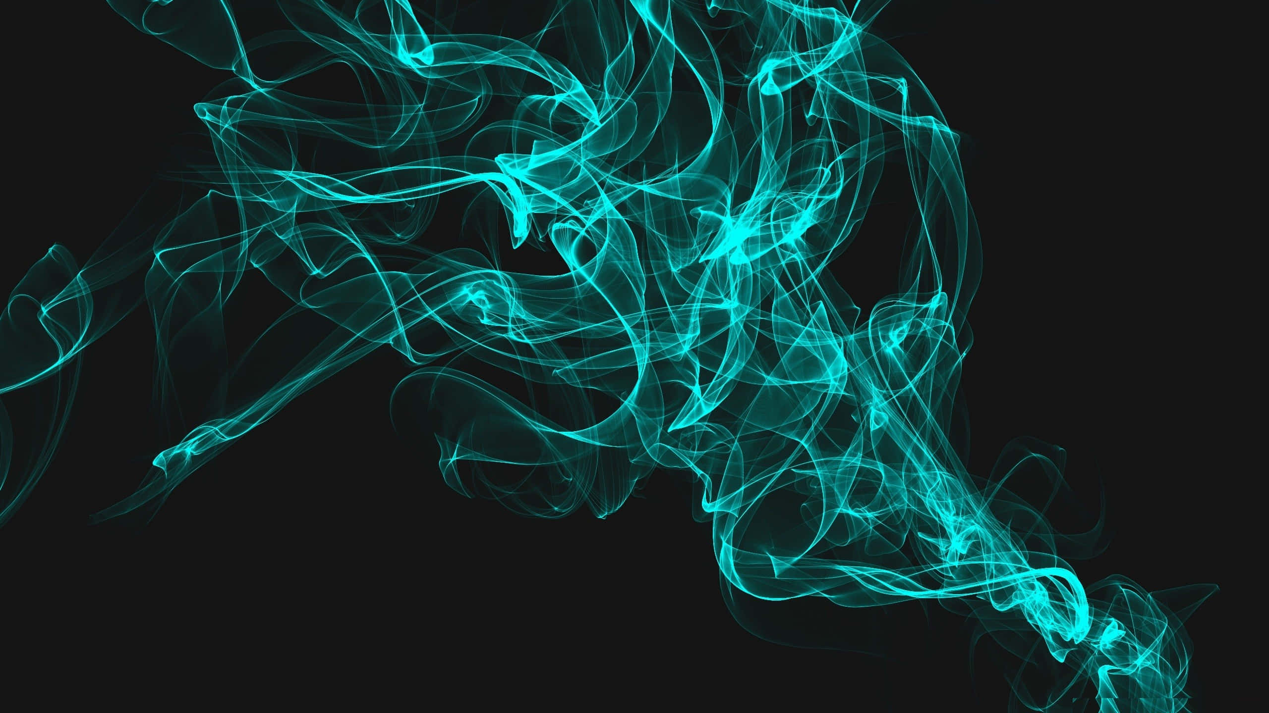 Cyan æstetisk røg Wallpapers